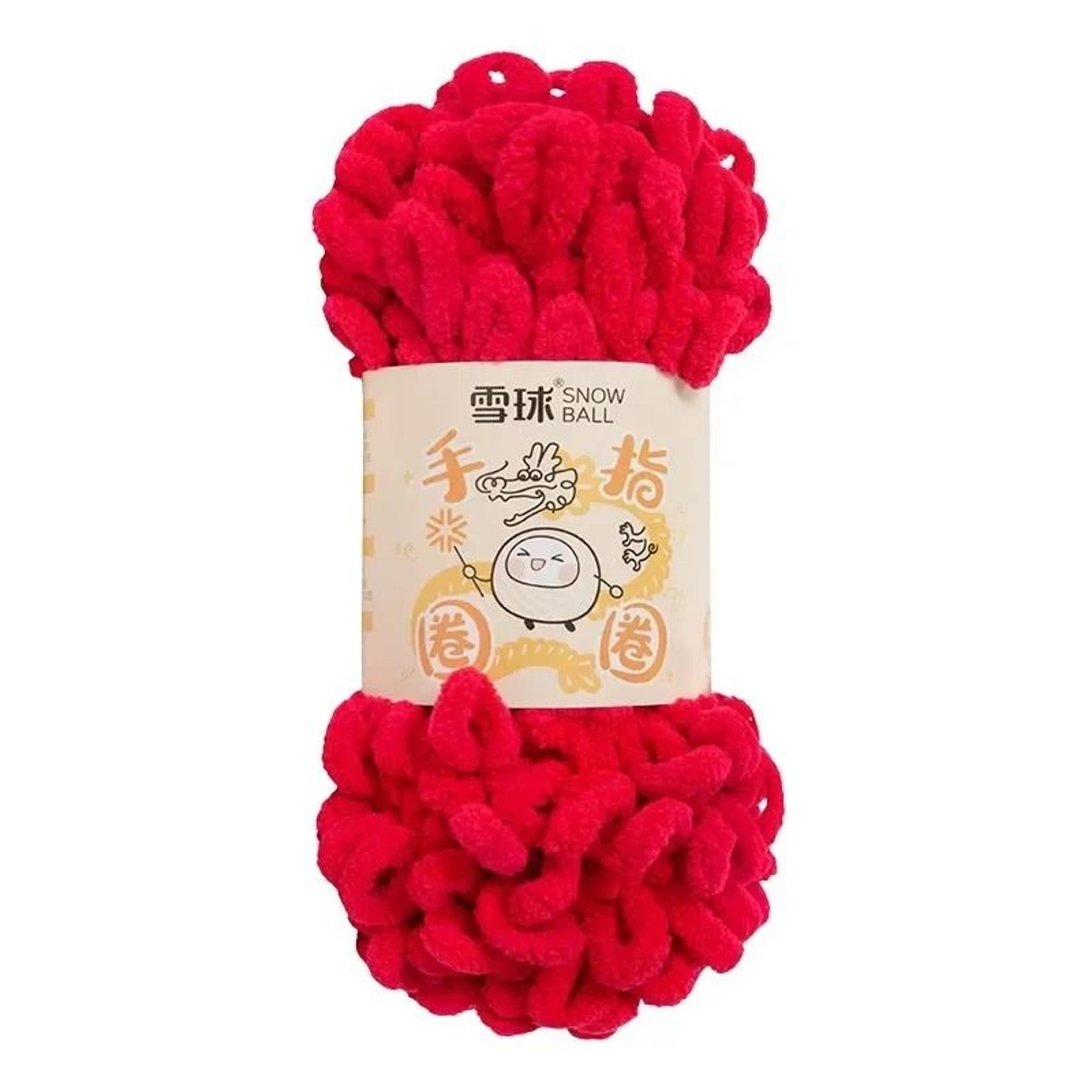 Finger Loop Puffy Yarn For Hand Knitting Blankets Pillows And DIY Crafts 15
