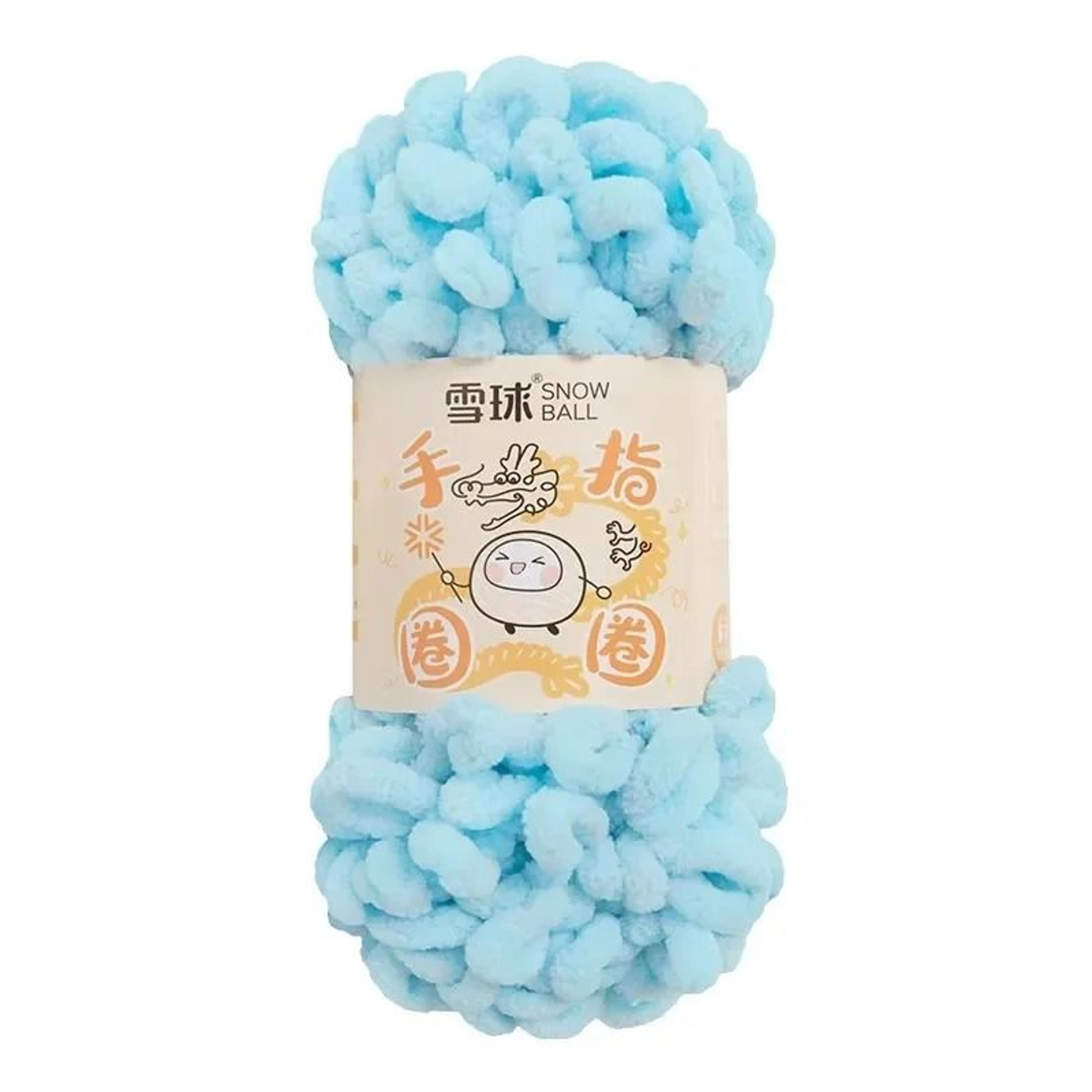 Finger Loop Puffy Yarn For Hand Knitting Blankets Pillows And DIY Crafts 24
