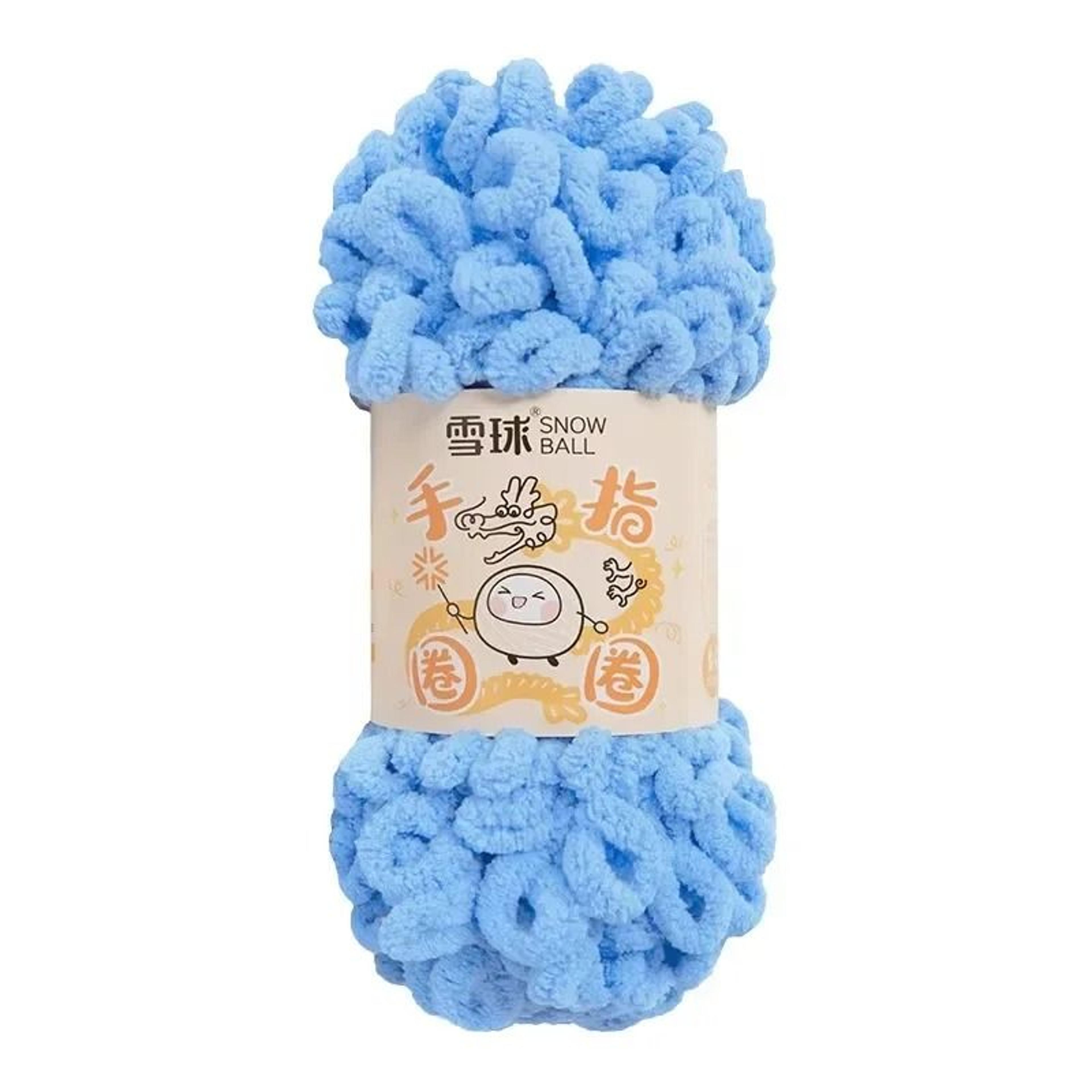 Finger Loop Puffy Yarn For Hand Knitting Blankets Pillows And DIY Crafts 25
