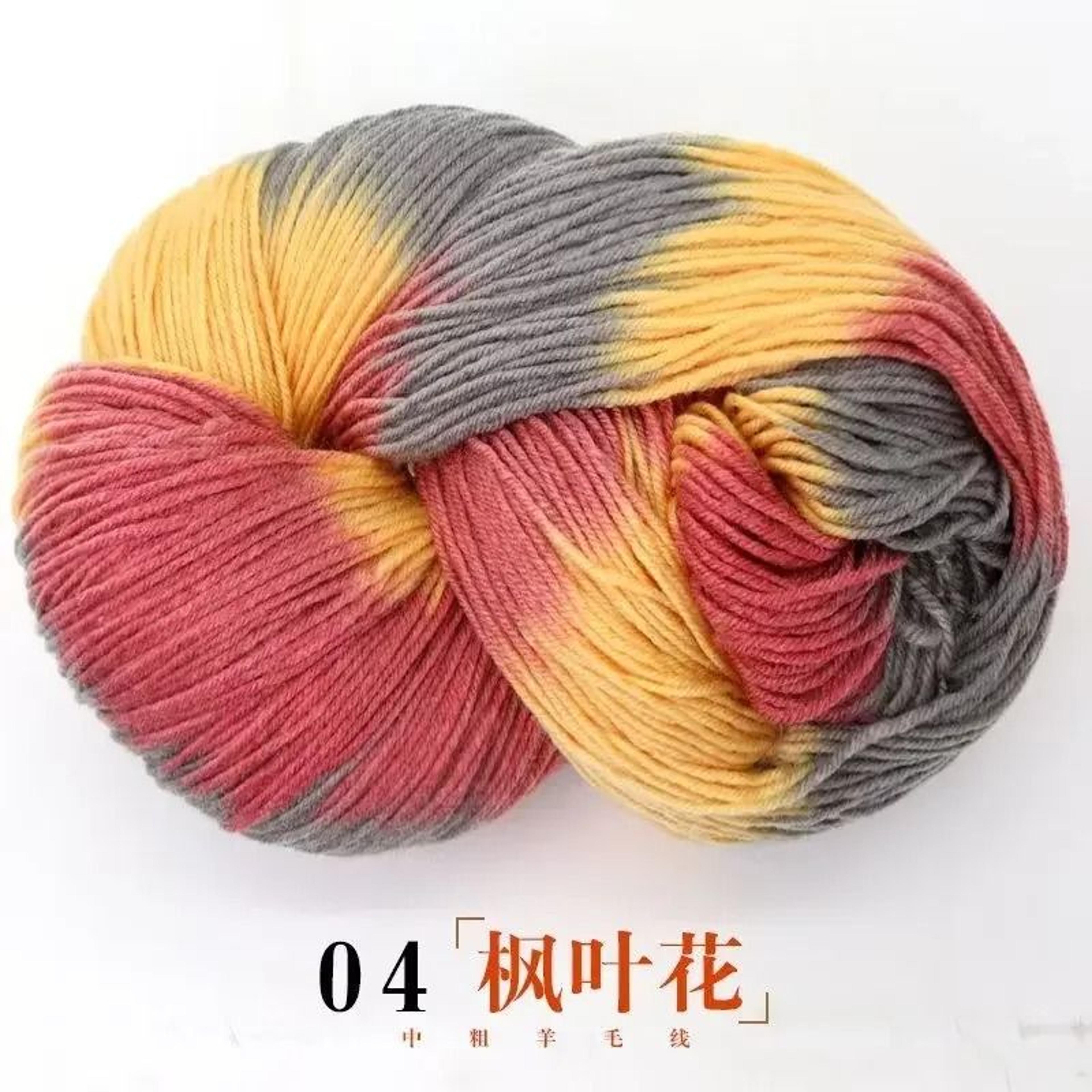 Colorful 4 Ply Chunky Yarn For Knitting Crochet Sweaters Blankets And DIY Crafts 10