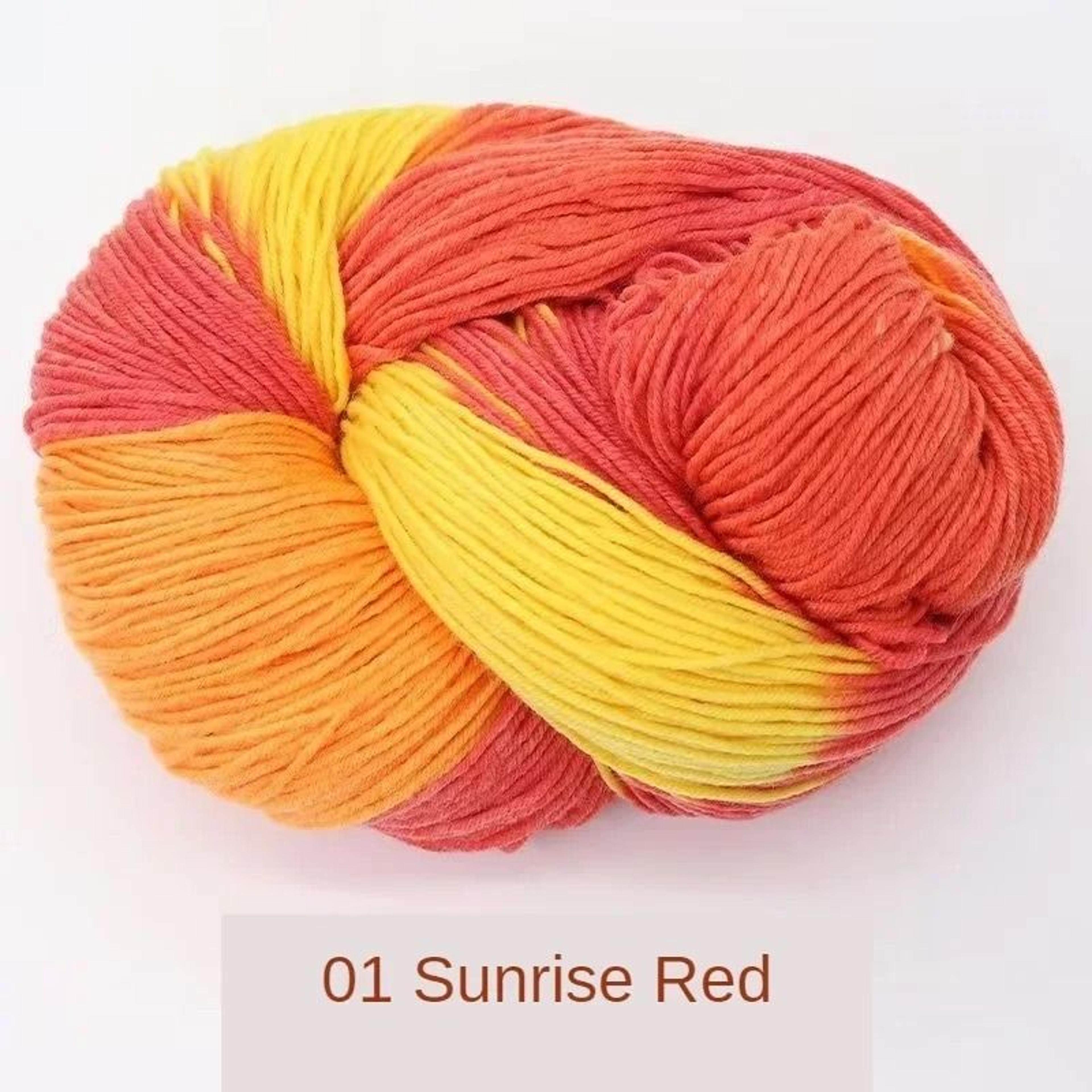 Colorful 4 Ply Chunky Yarn For Knitting Crochet Sweaters Blankets And DIY Crafts 5