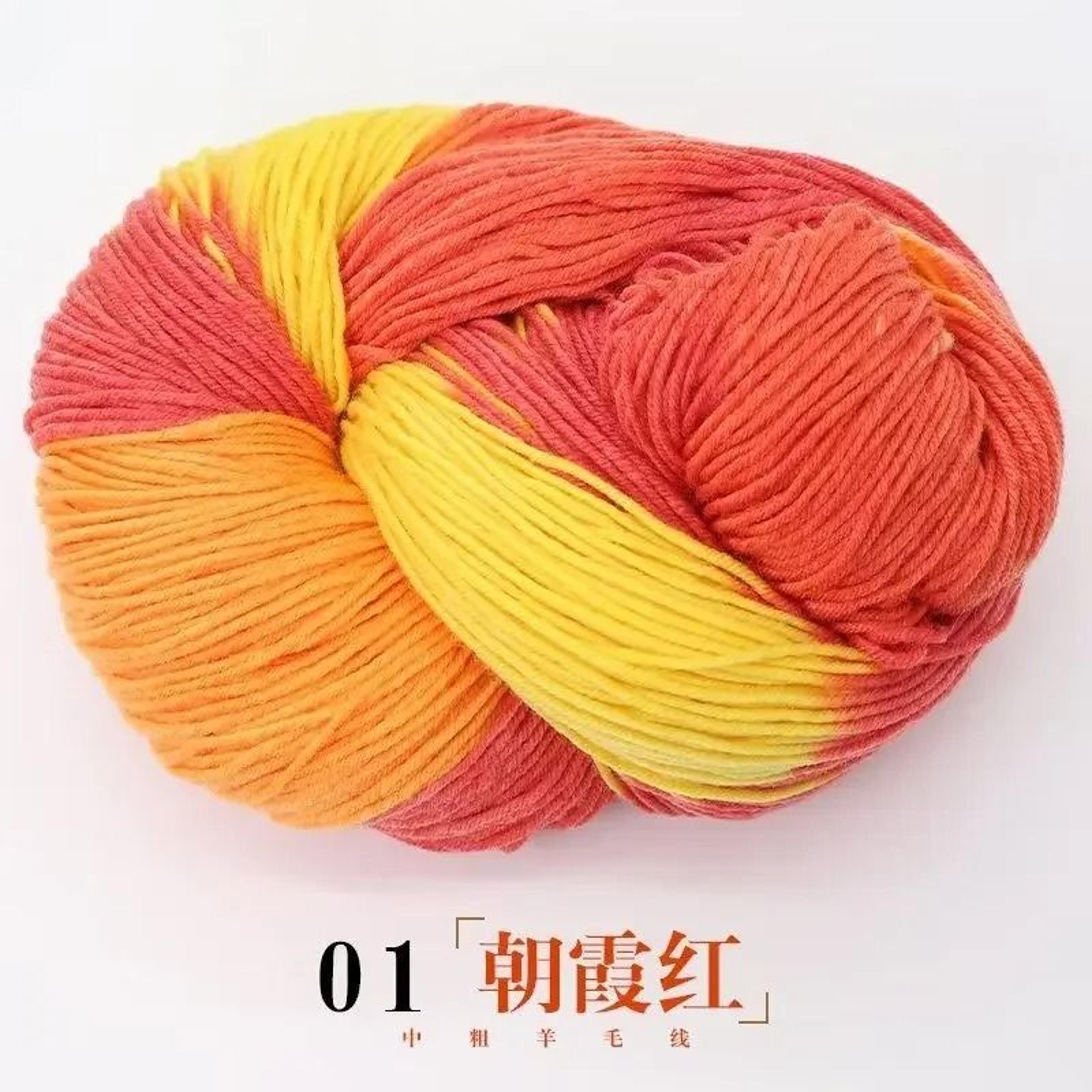 Colorful 4 Ply Chunky Yarn For Knitting Crochet Sweaters Blankets And DIY Crafts 7