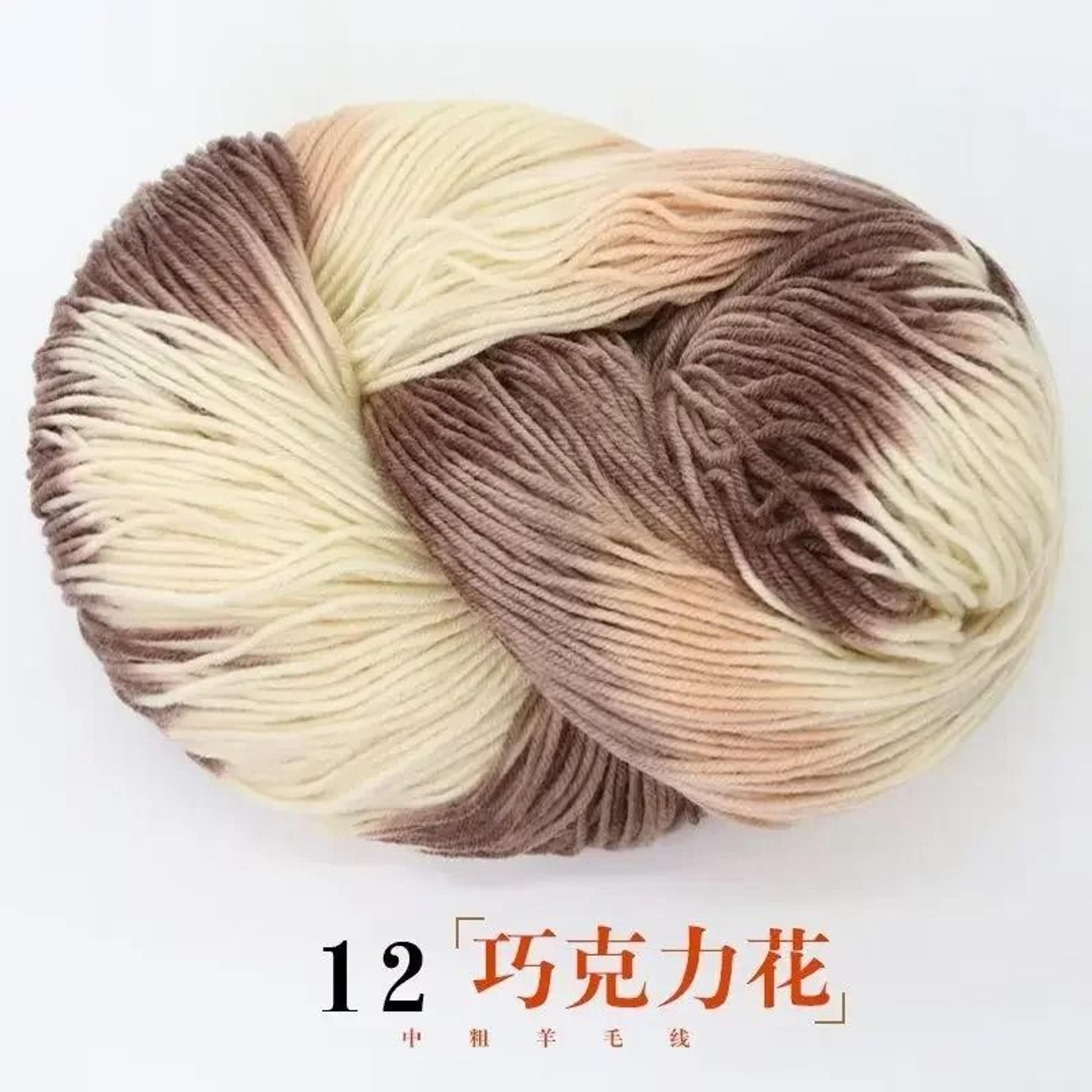 Colorful 4 Ply Chunky Yarn For Knitting Crochet Sweaters Blankets And DIY Crafts 17
