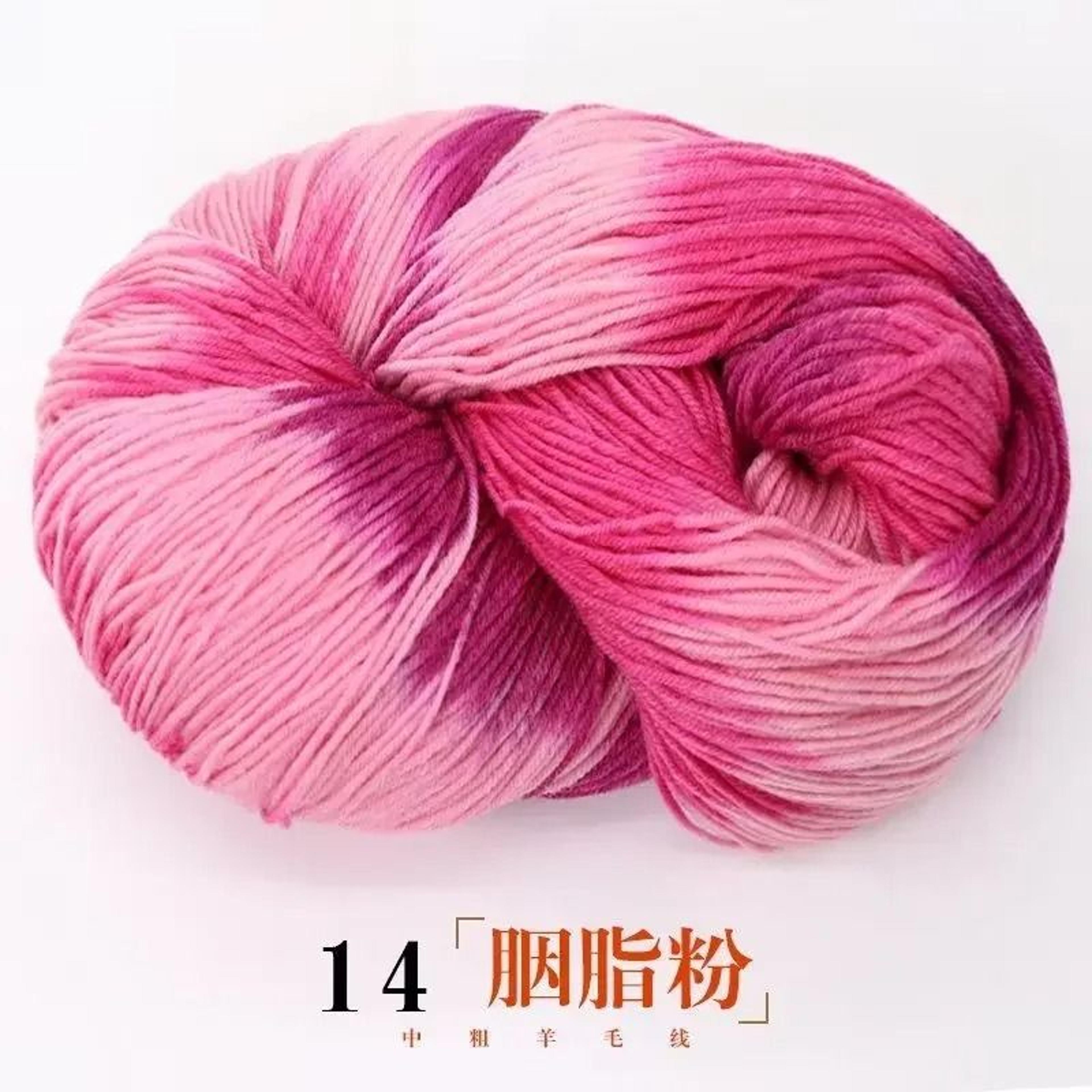 Colorful 4 Ply Chunky Yarn For Knitting Crochet Sweaters Blankets And DIY Crafts 19