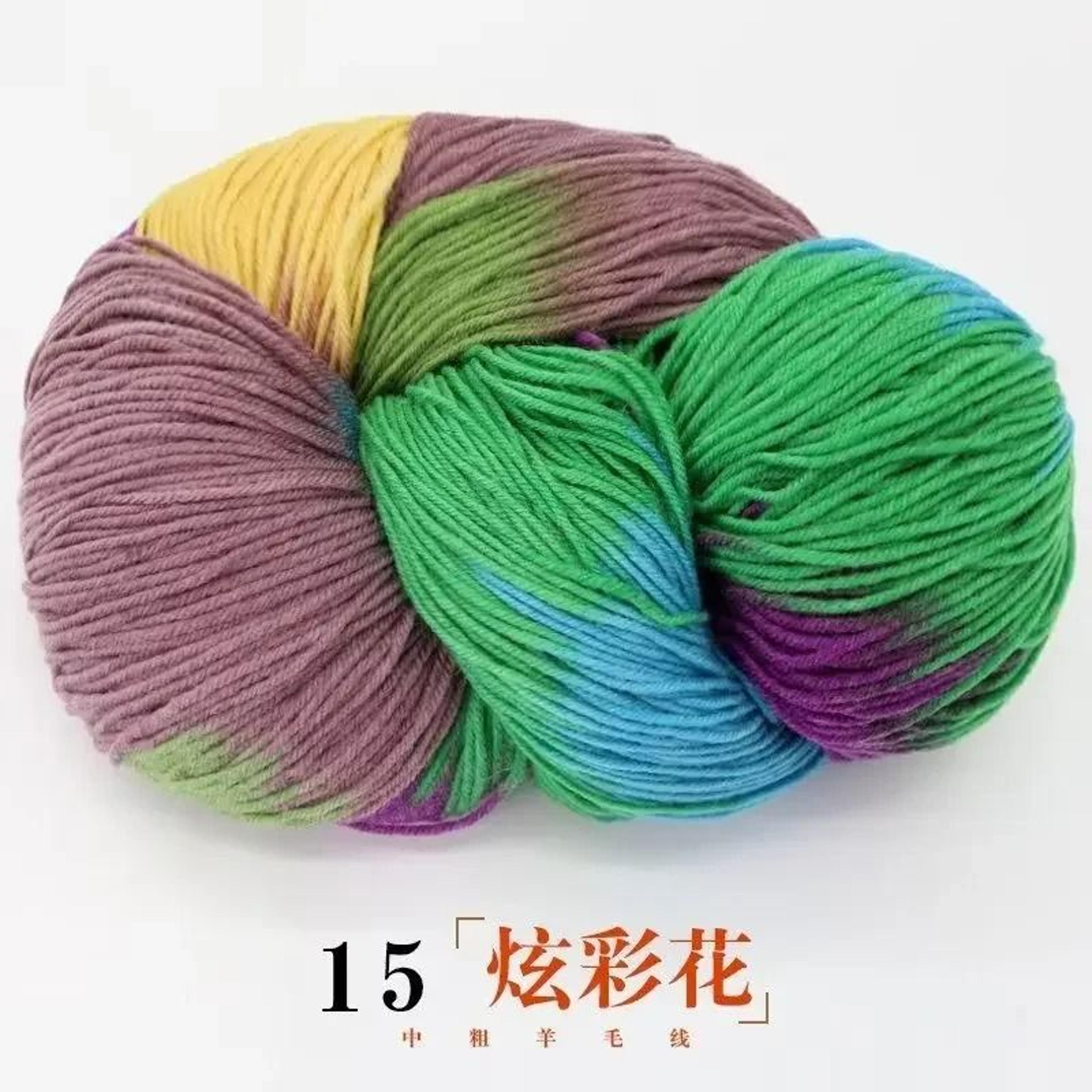 Colorful 4 Ply Chunky Yarn For Knitting Crochet Sweaters Blankets And DIY Crafts 20