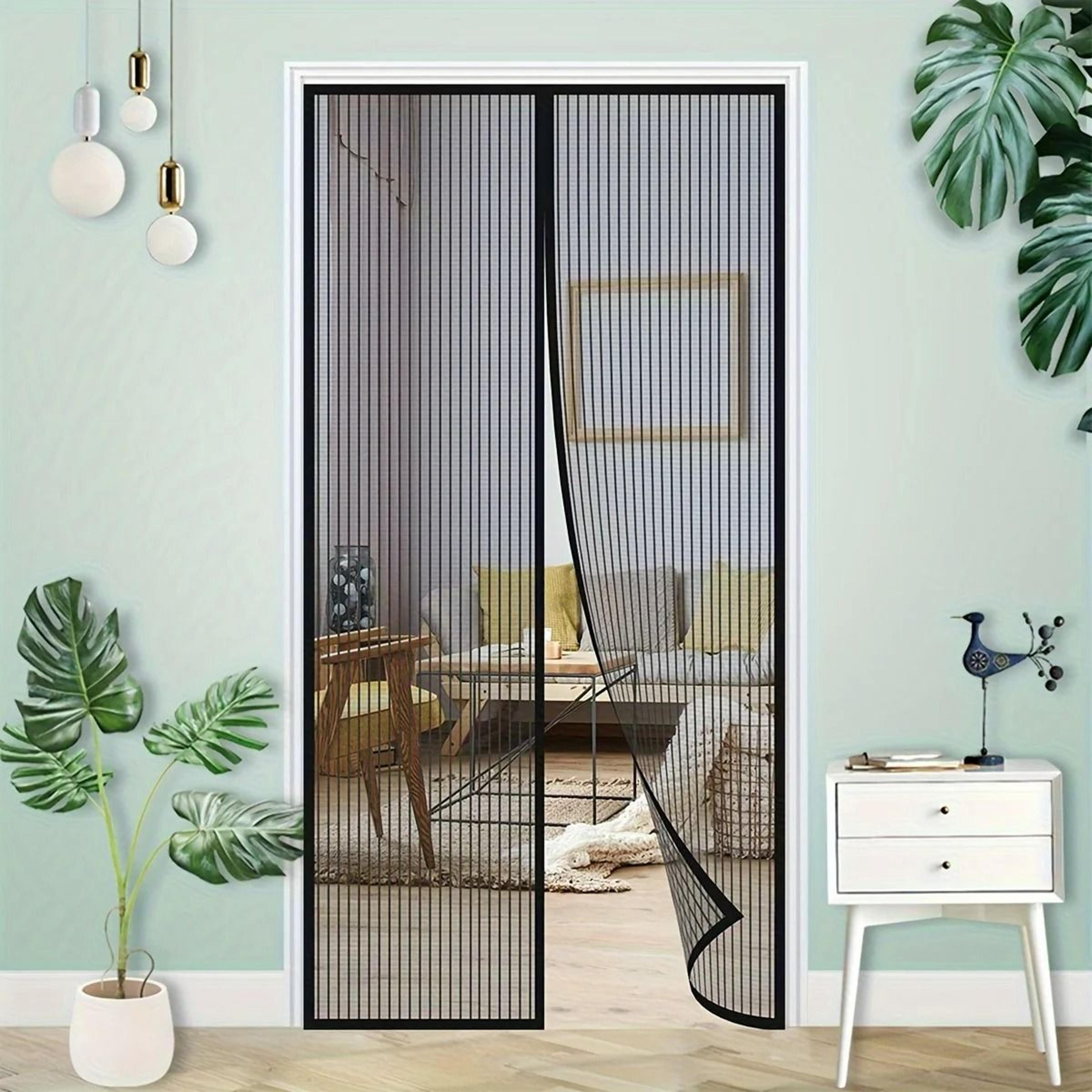 easy install self closing magnetic insect door screen