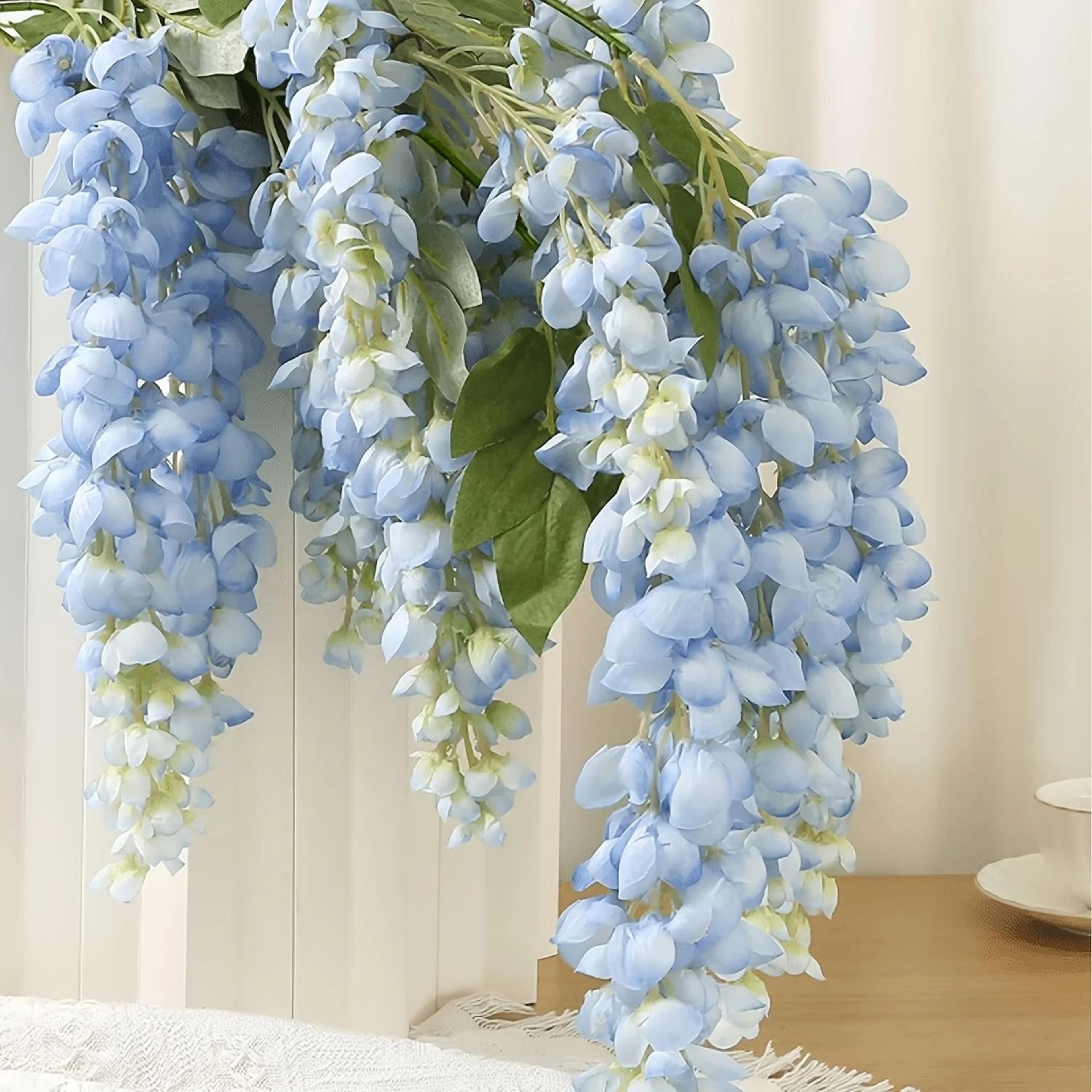 Artificial Wisteria Hanging Flower Garland Vine 2