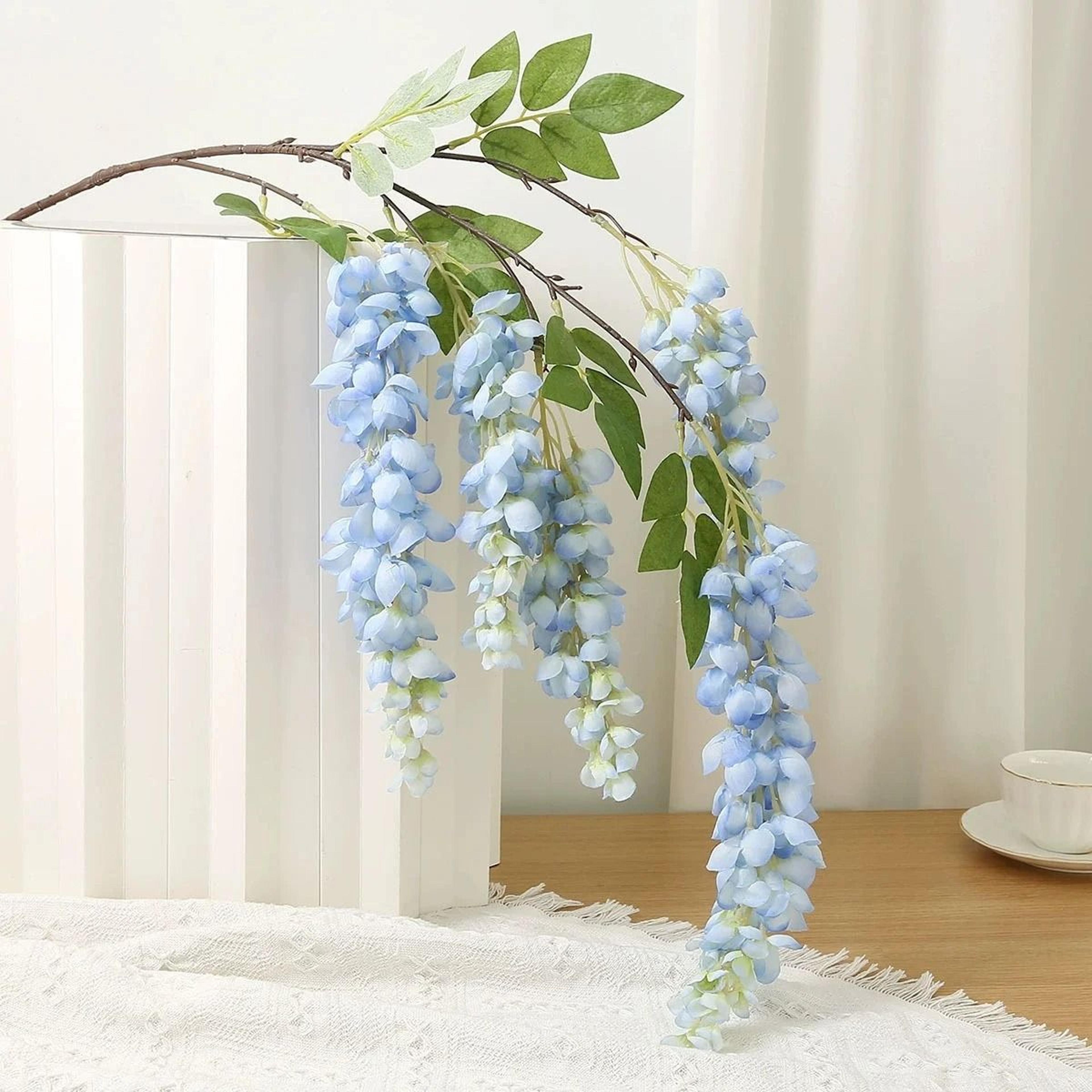 Artificial Wisteria Hanging Flower Garland Vine 7