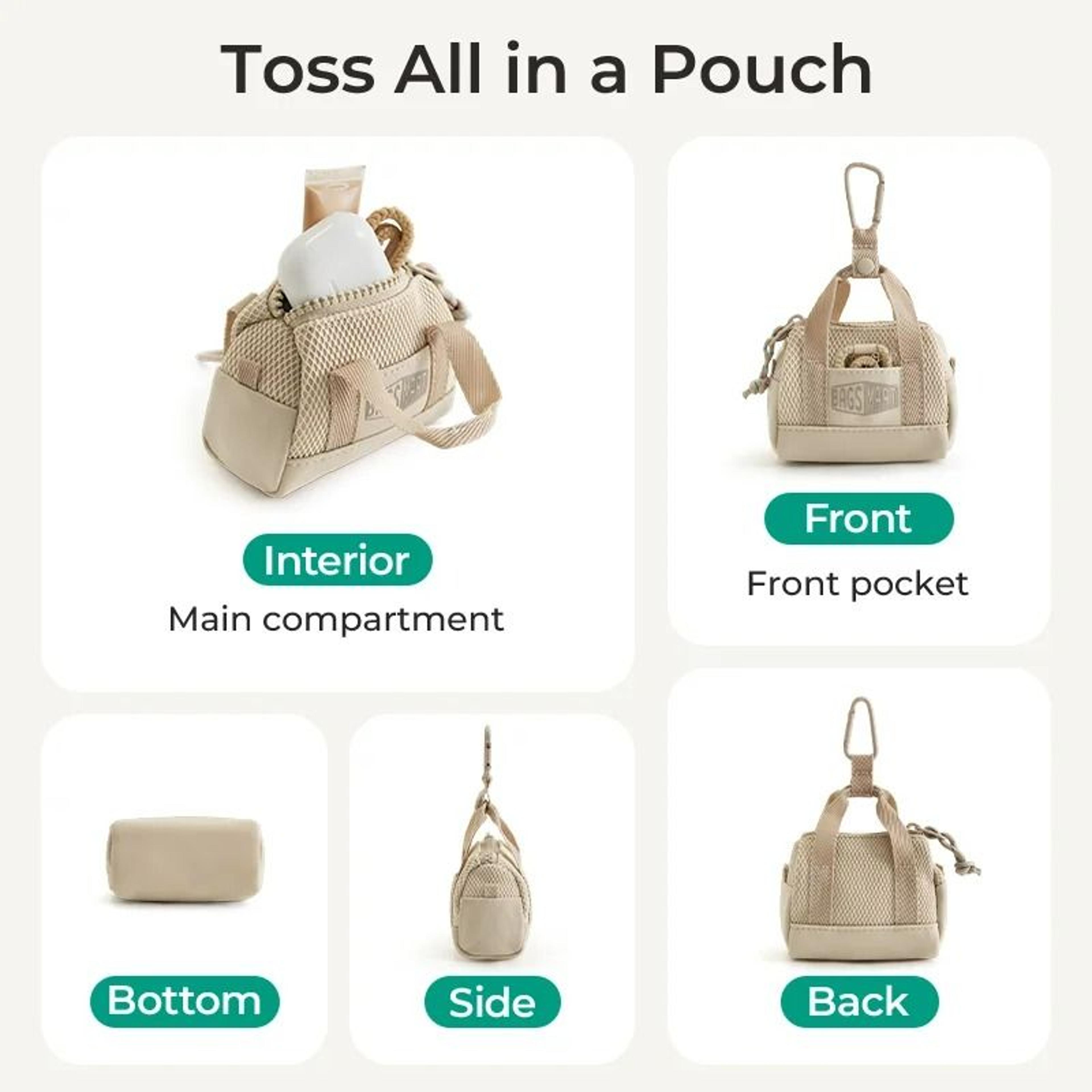 Multifunctional Mini Coin Key And Earphone Pouch 4