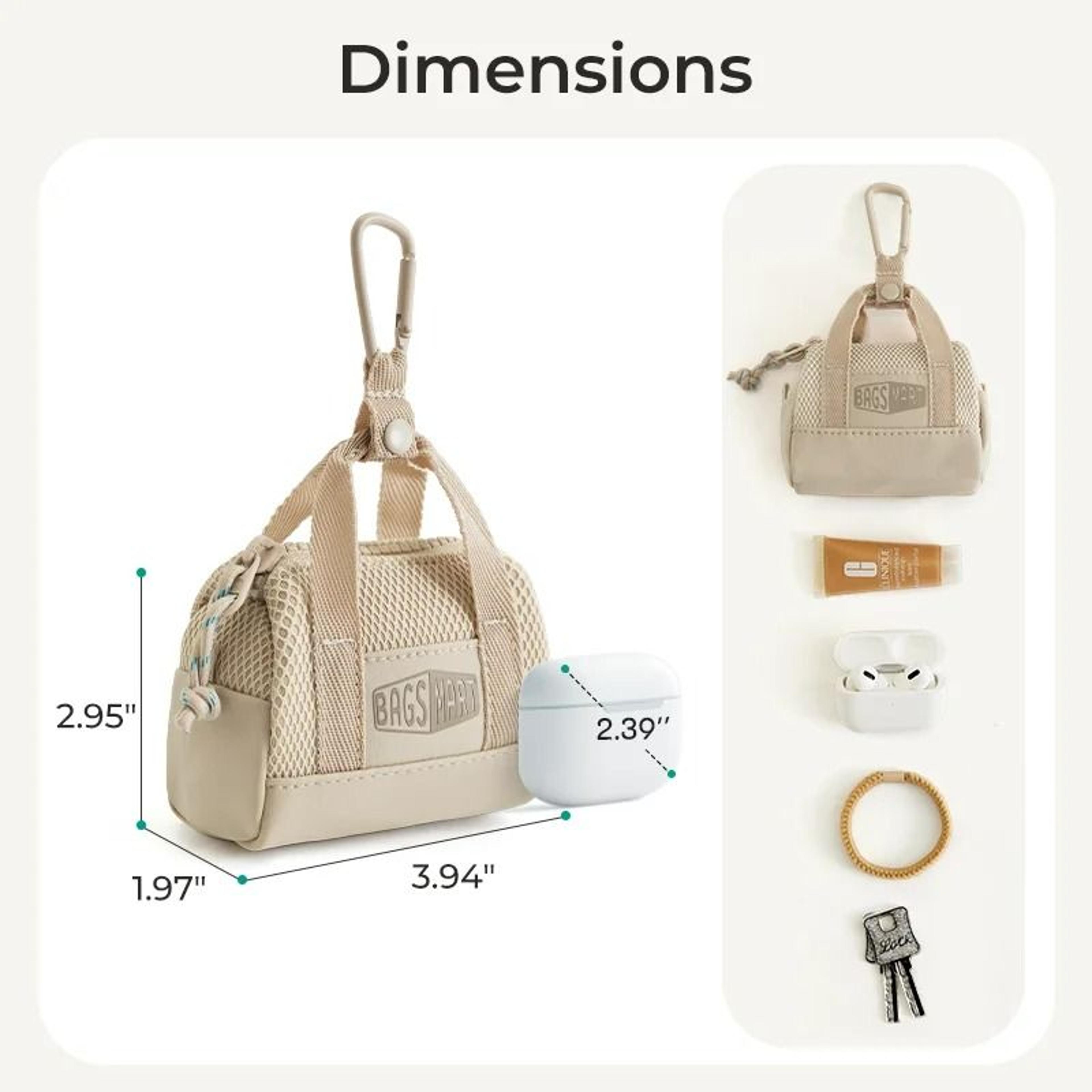 Multifunctional Mini Coin Key And Earphone Pouch 3