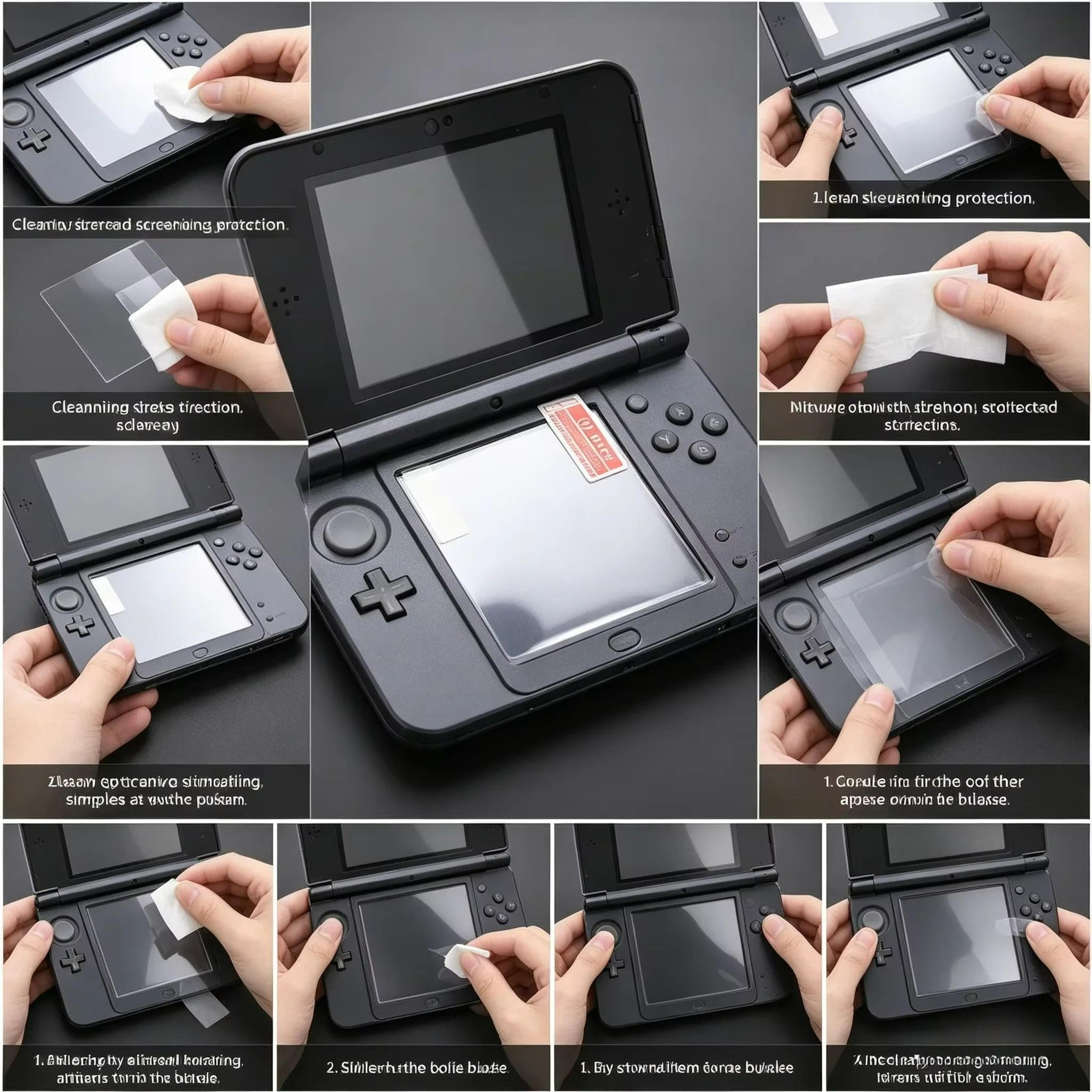 HD Clear PET Gaming Console Screen Protector 5