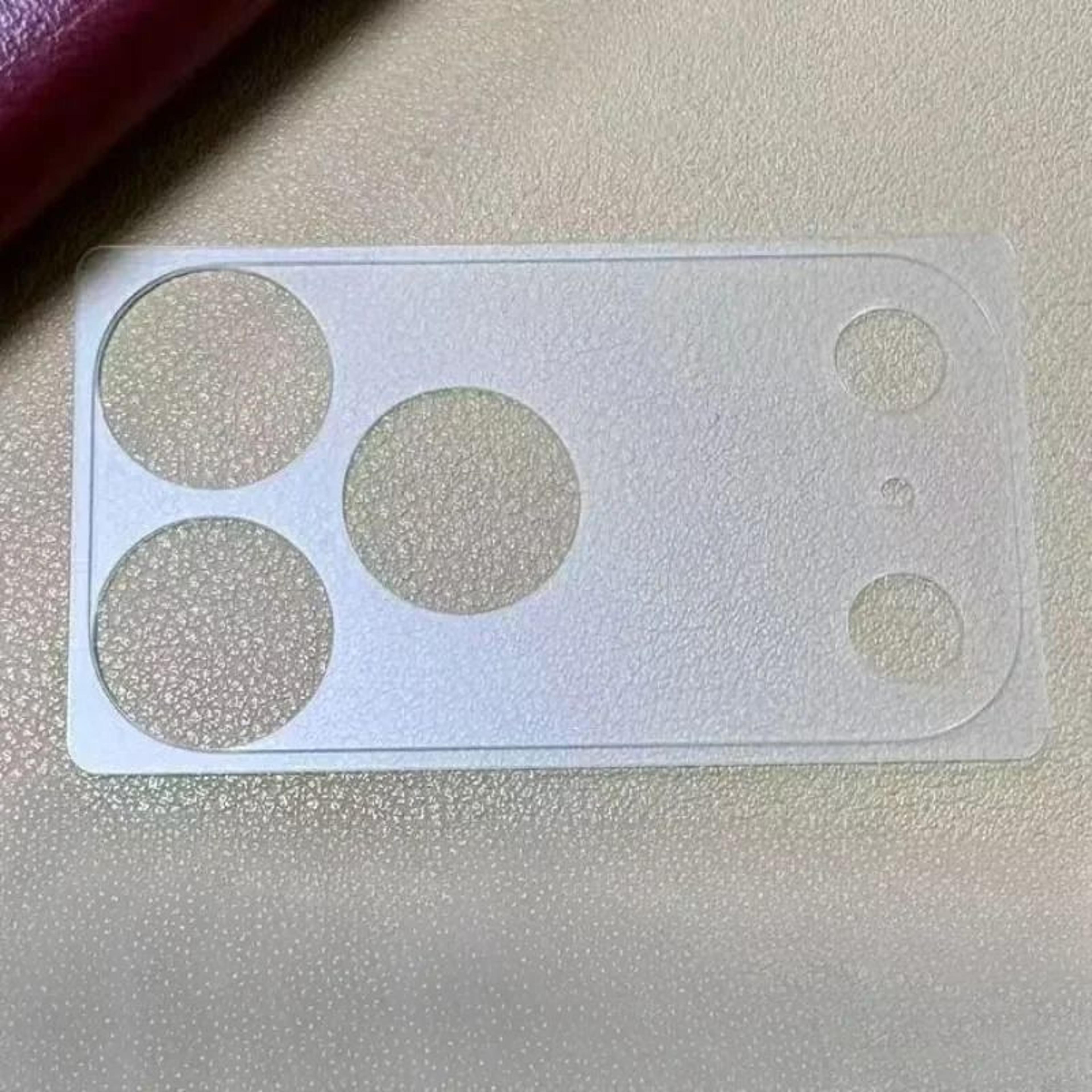 Three Piece Clear Camera Lens Covers For IPhone 17 7