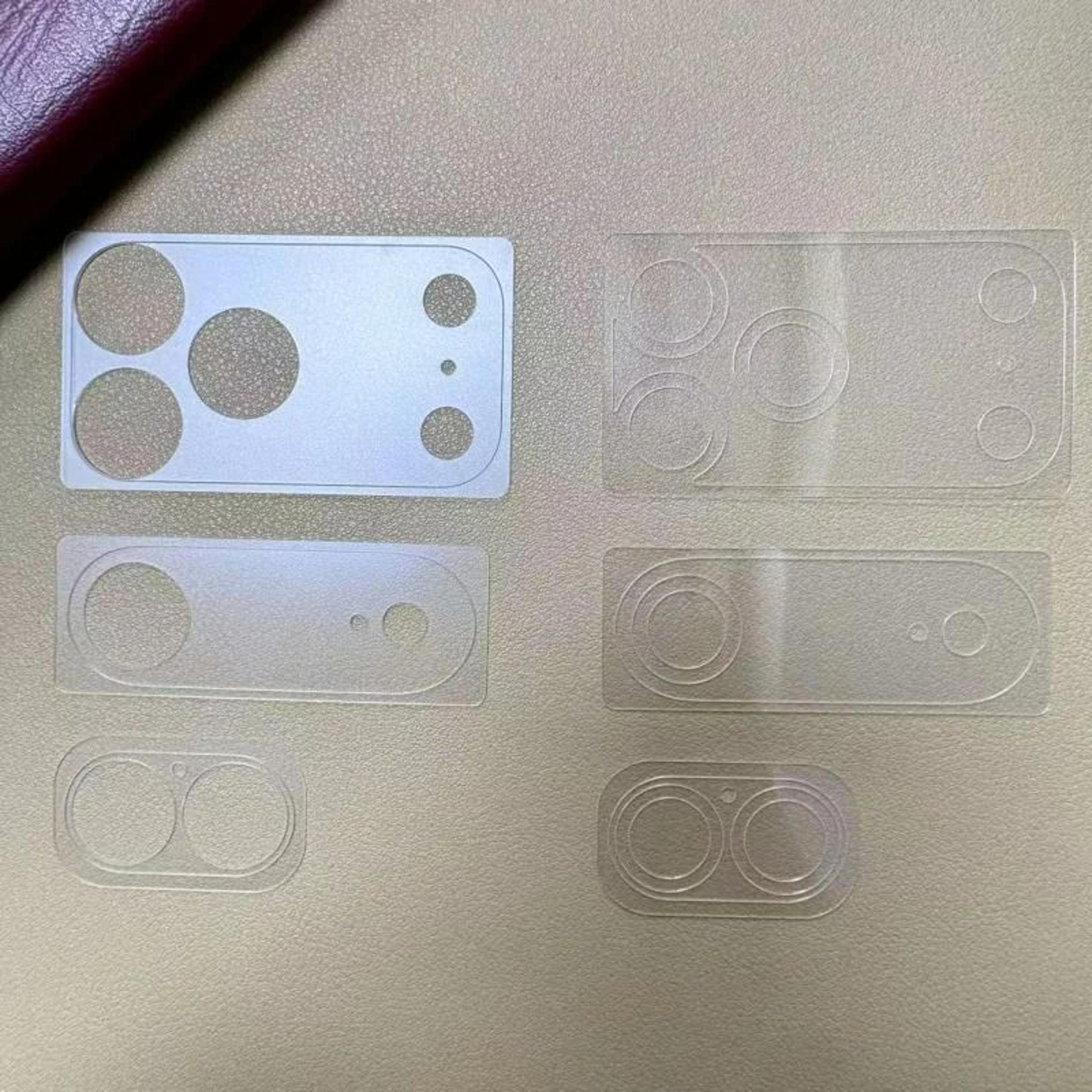 Three Piece Clear Camera Lens Covers For IPhone 17 5