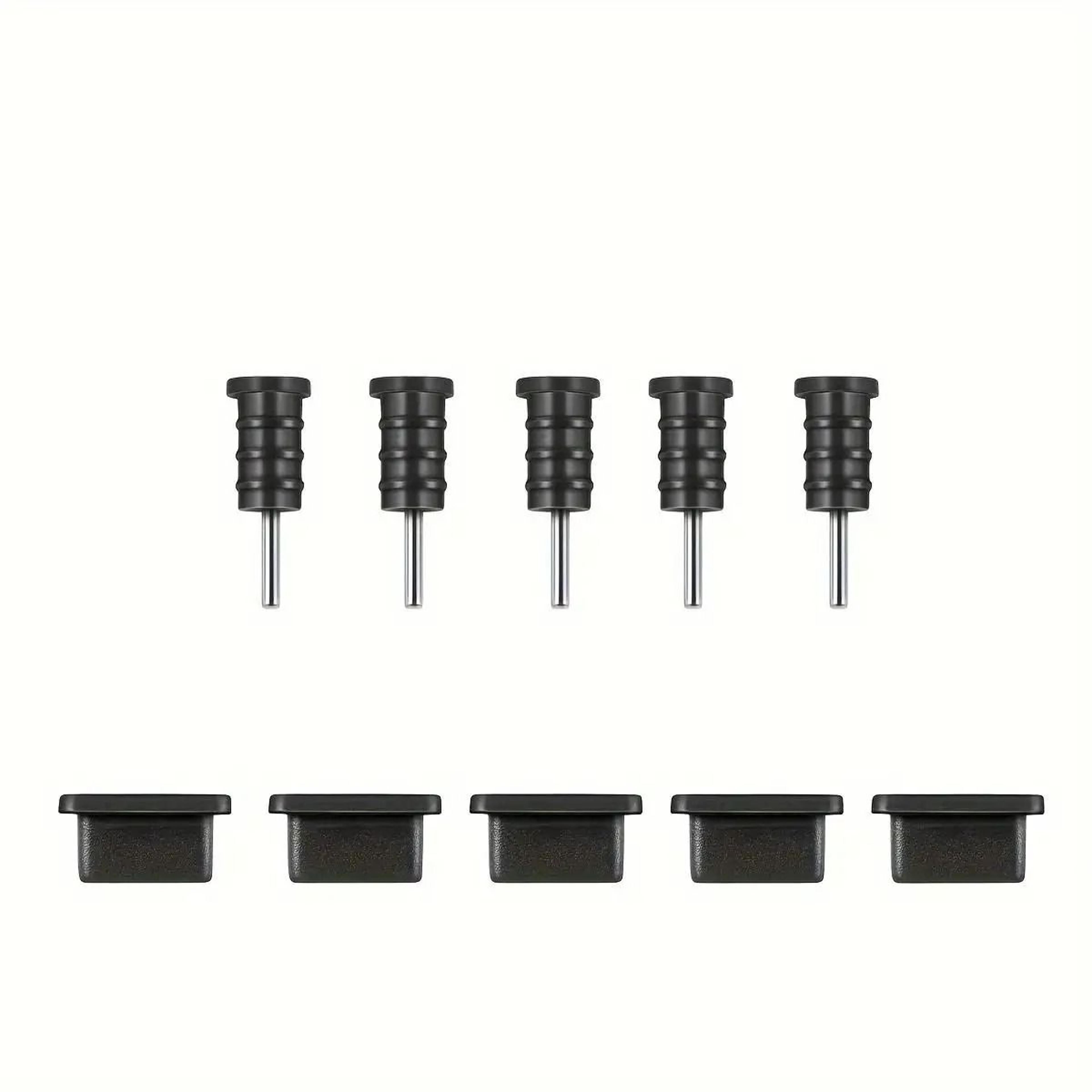 Silicone Phone Charging Port Dust Plug Set 6