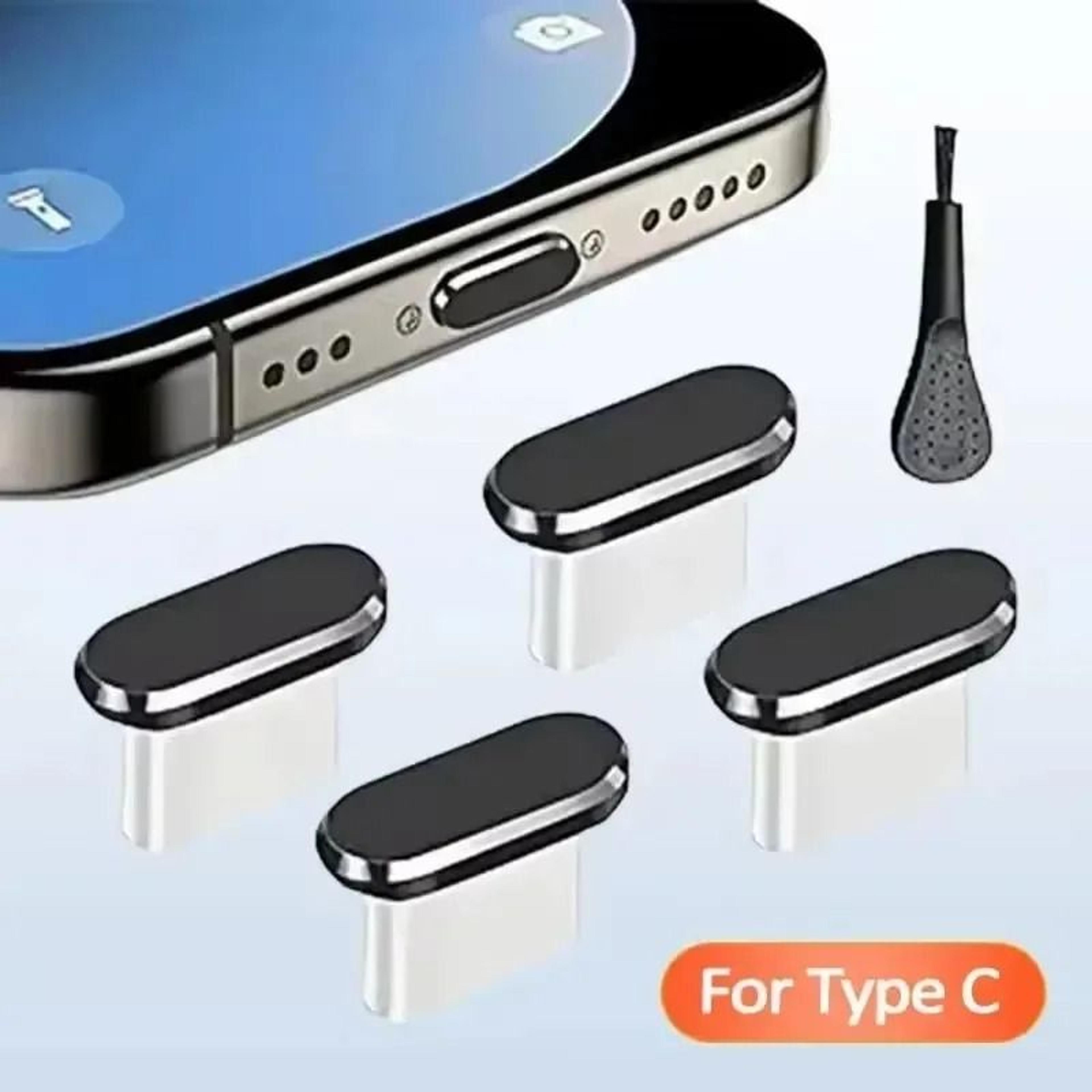 USB C Port Cleaning Brush And Dust Plug Kit 1