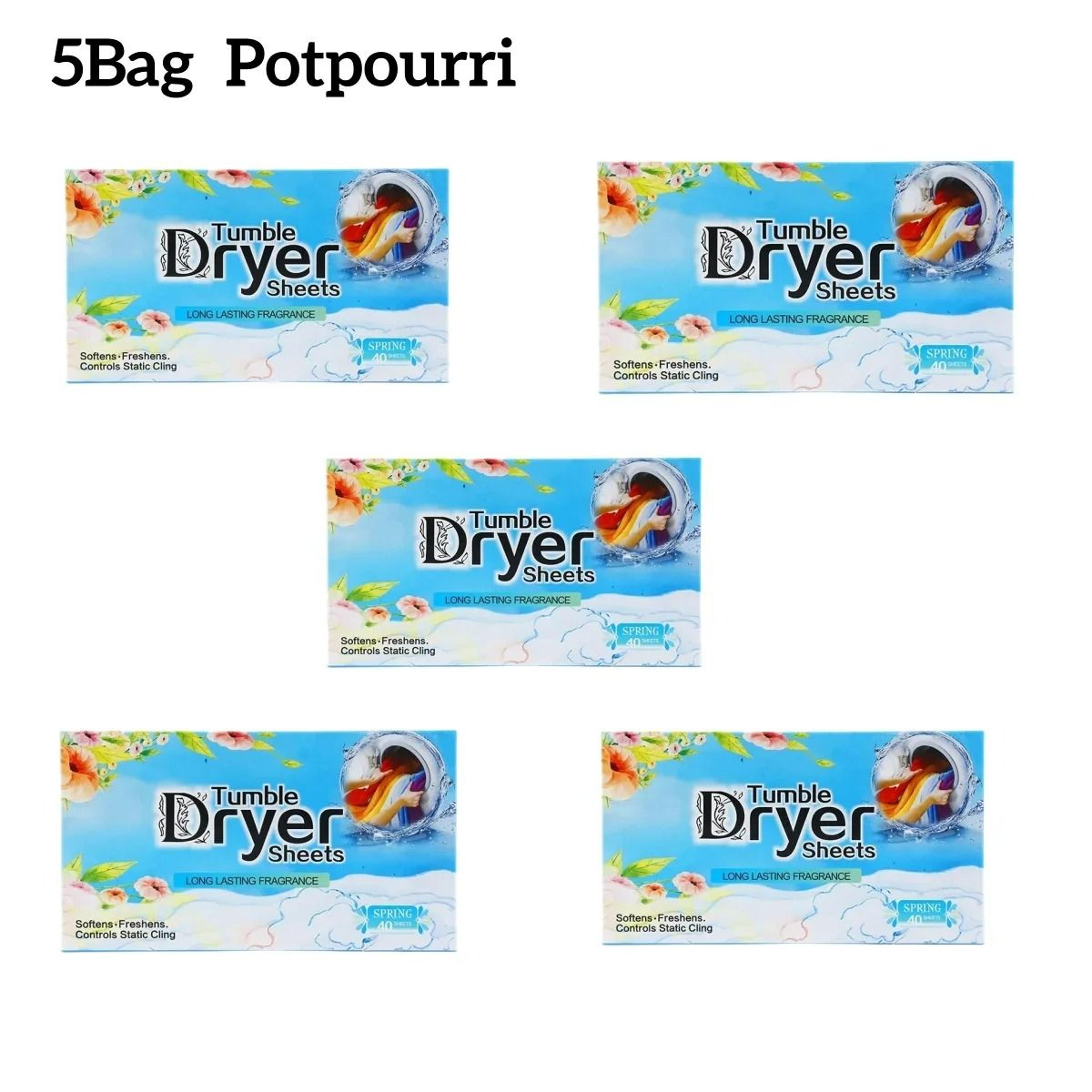 Plant Based Fresh Fragrance Dryer Sheets 12