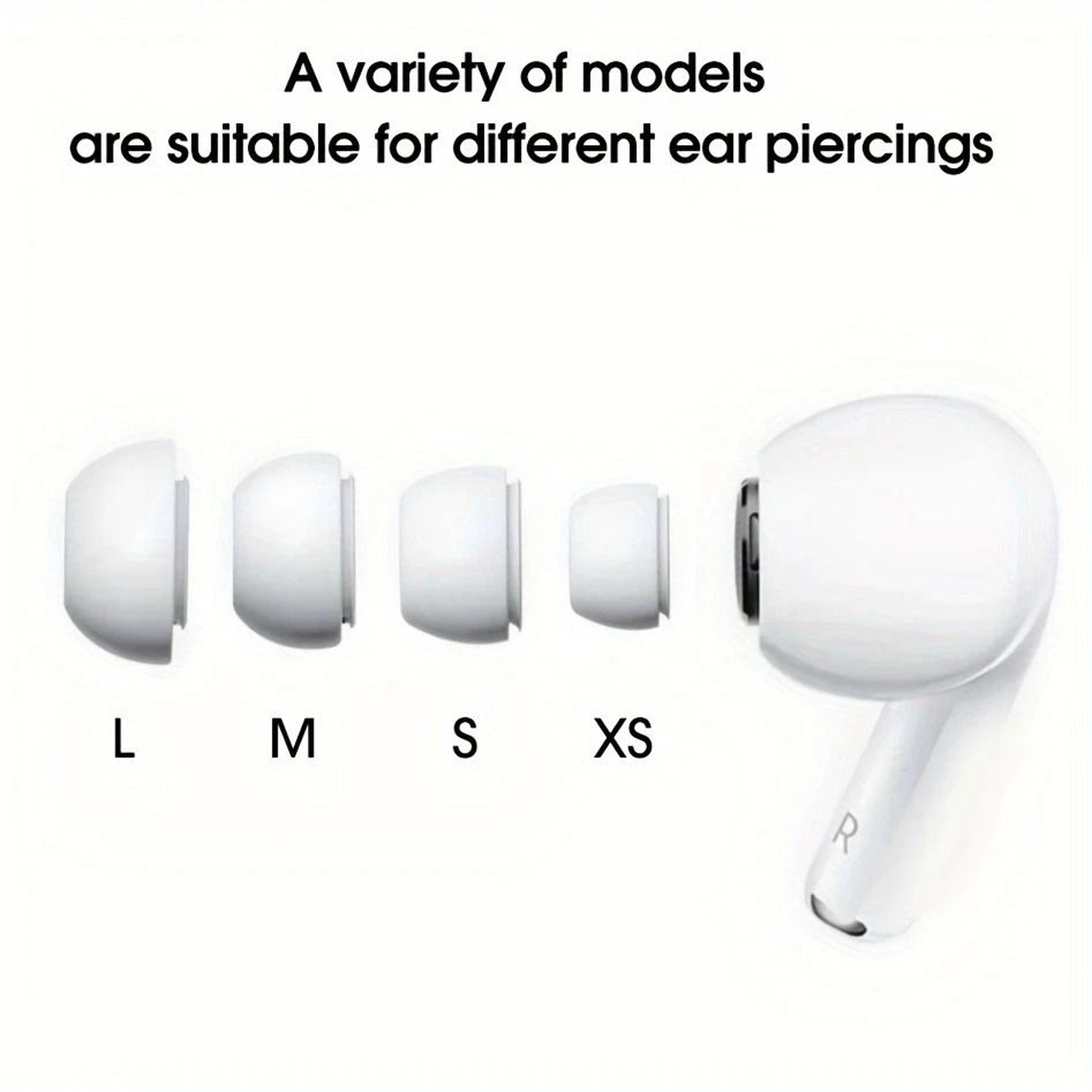 Soft Silicone Replacement Ear Tips For AirPods Pro 1 And 2 2