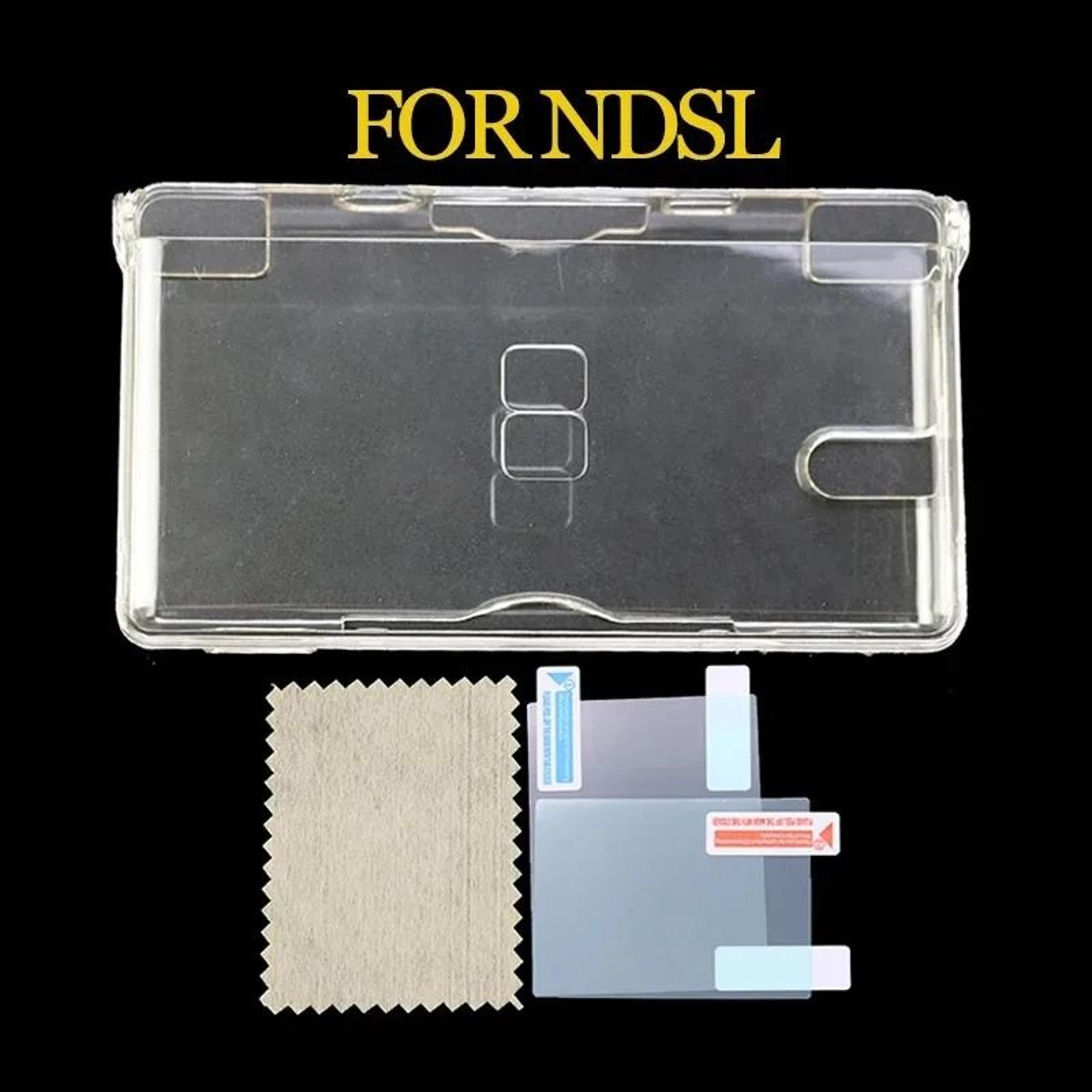 Clear Nintendo DS Lite Case And Screen Protector Set 8