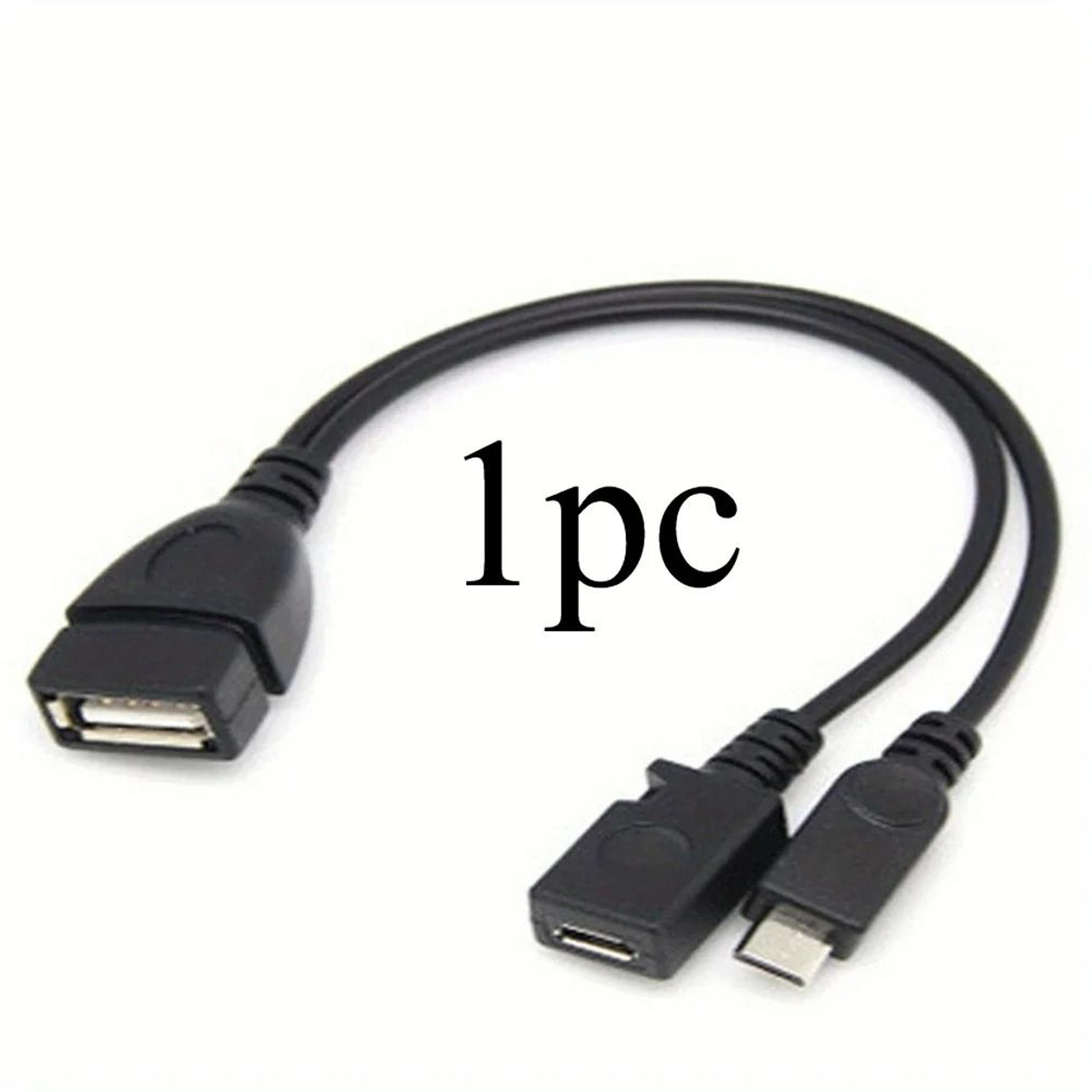 Powered Micro USB OTG Splitter Adapter 7