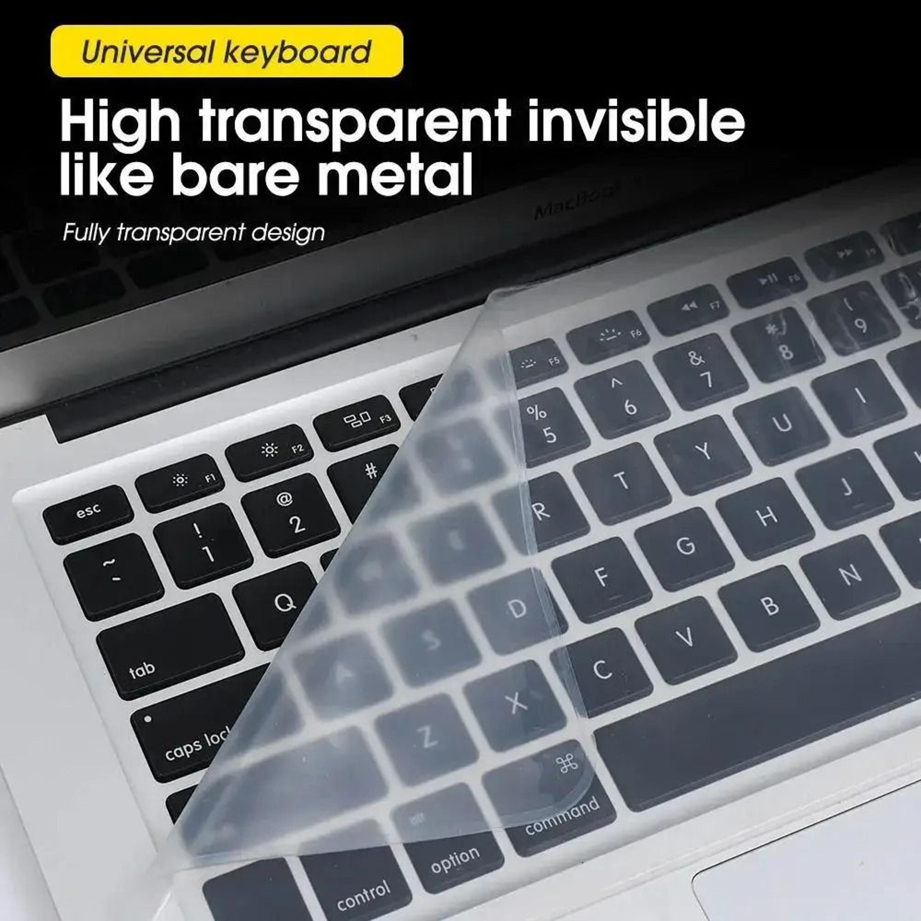 Clear Universal Silicone Laptop Keyboard Cover 2