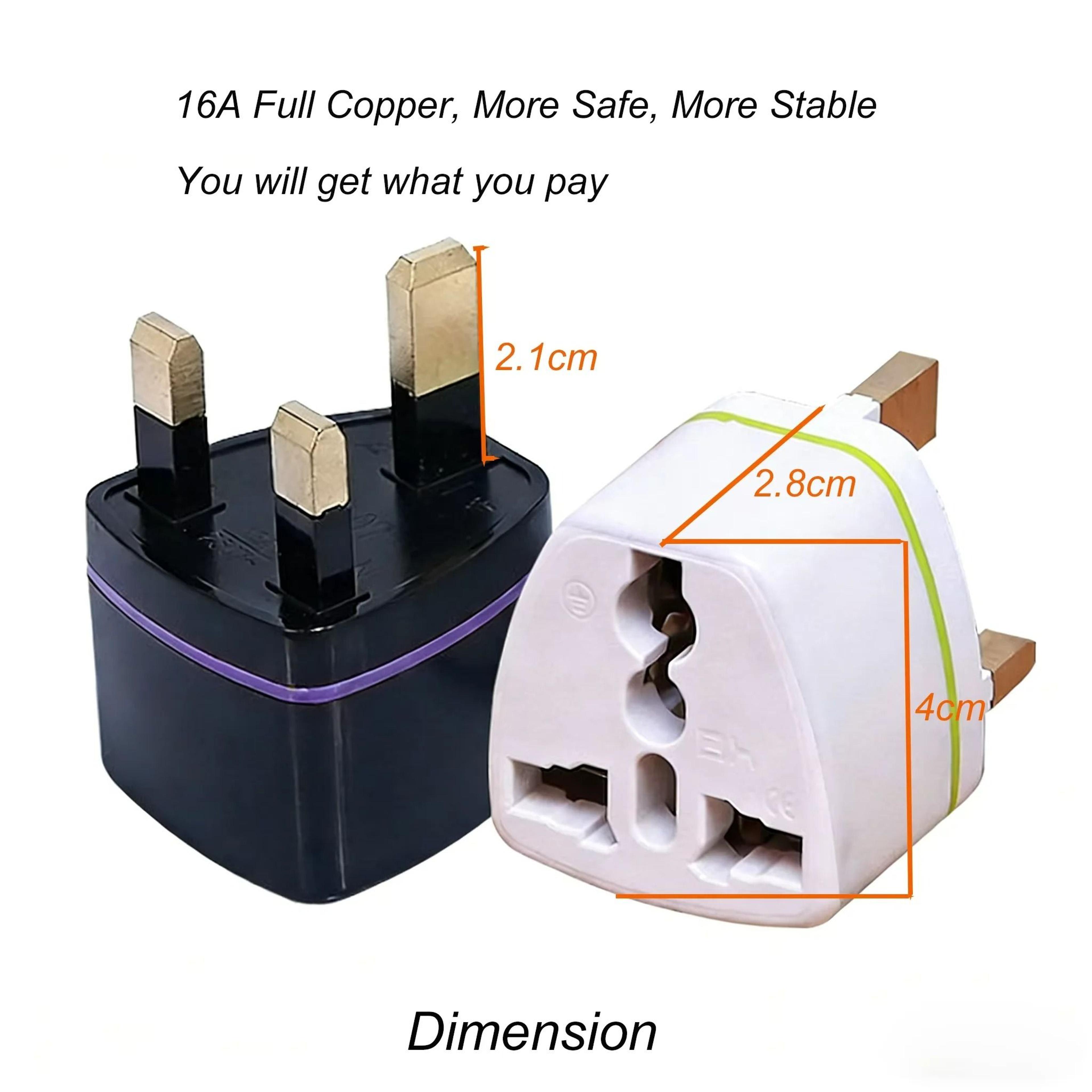 Universal Type G UK Travel Plug Adapter 6