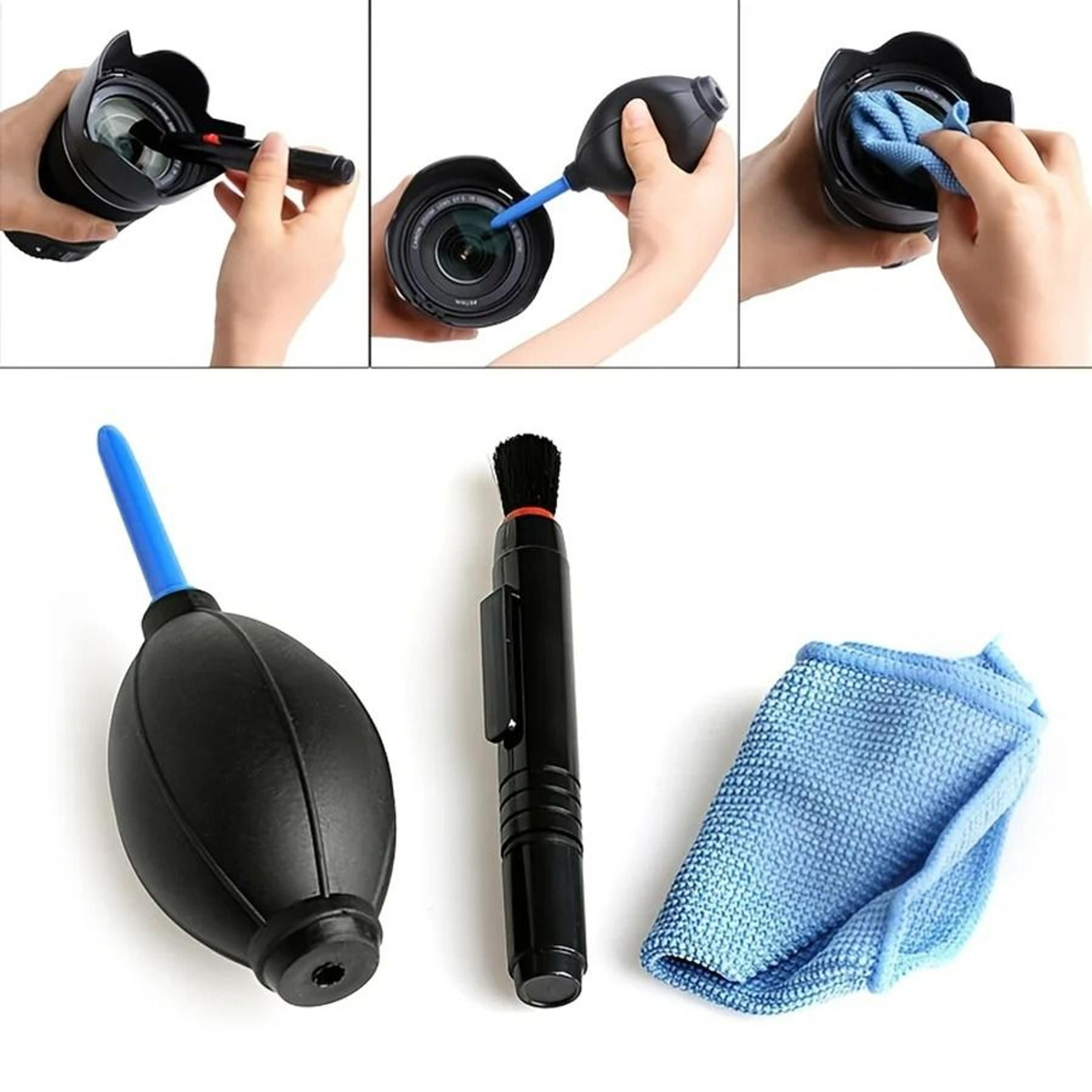 3 in 1 camera lens and electronics cleaning kit