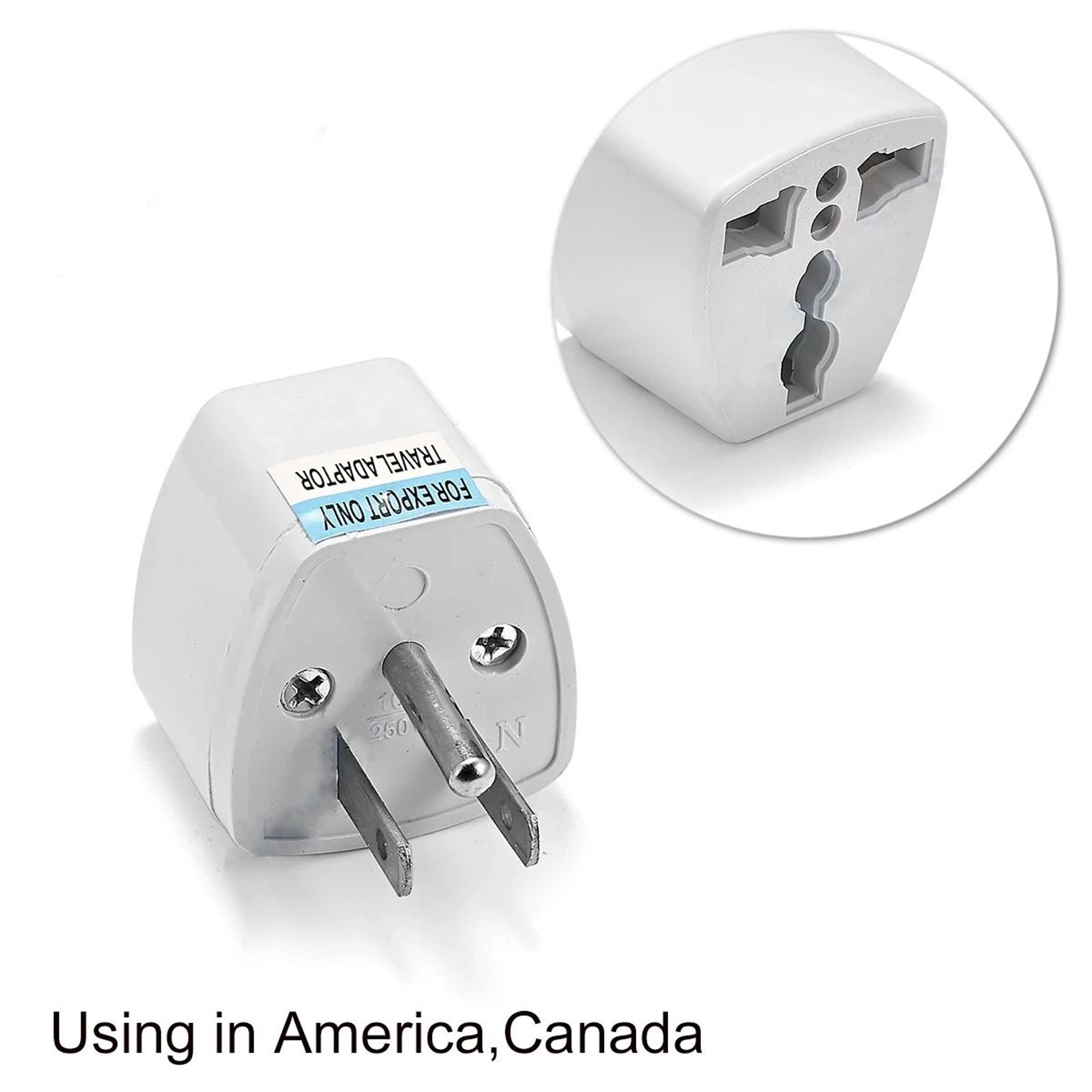 EuroLink Universal Two Pin Travel Plug Adapter 8