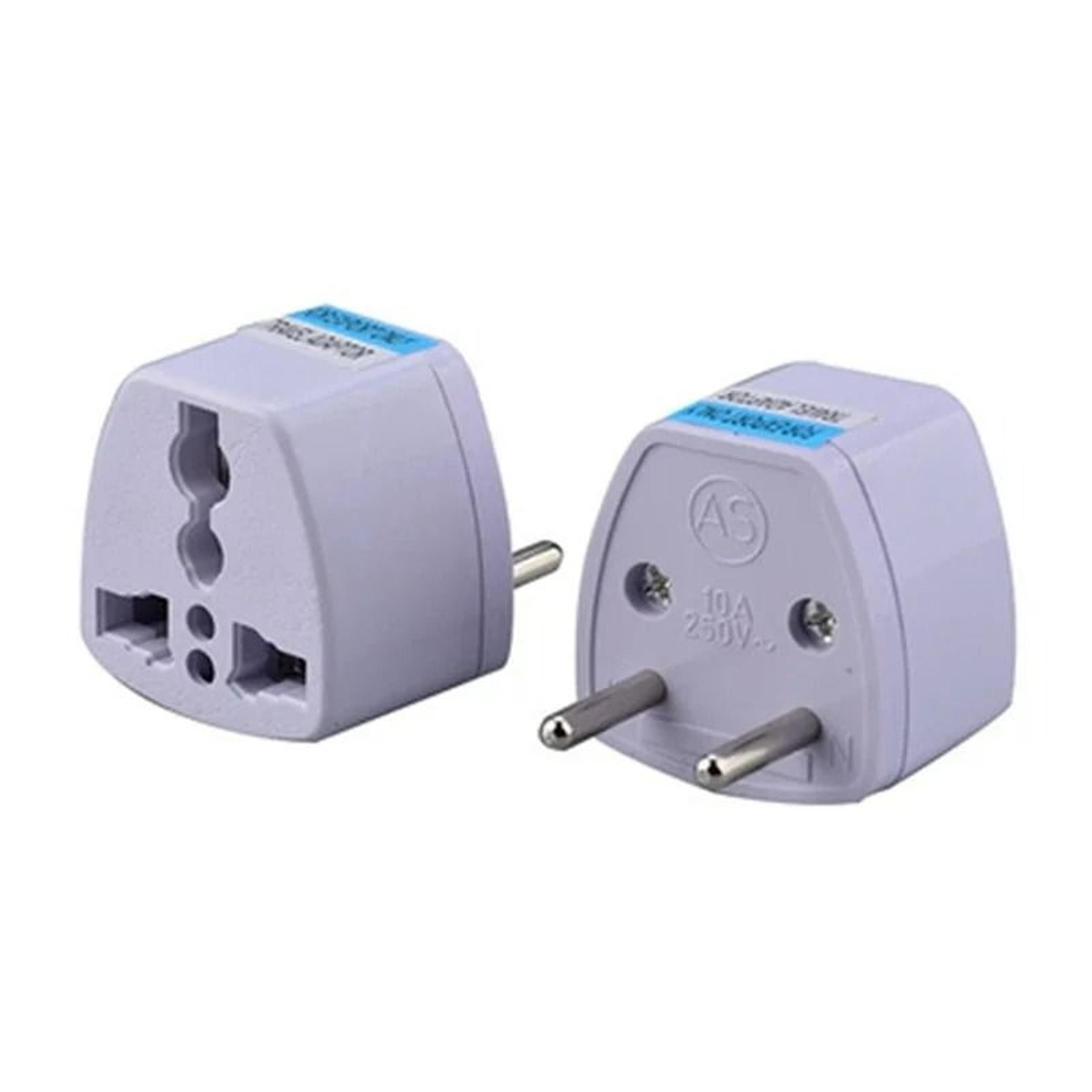 EuroLink Universal Two Pin Travel Plug Adapter 1