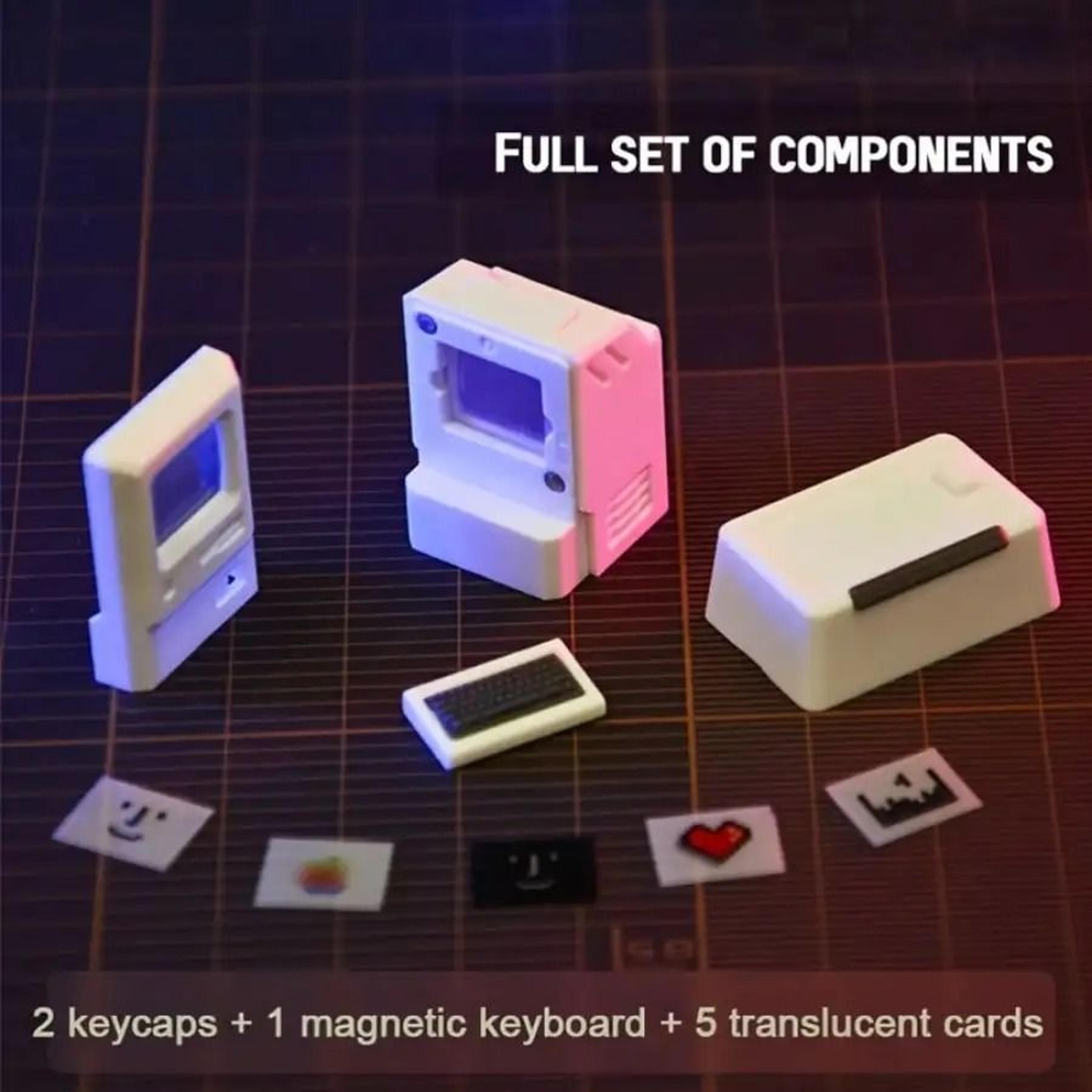 RetroMac Glowing Mini Computer Keycap 5