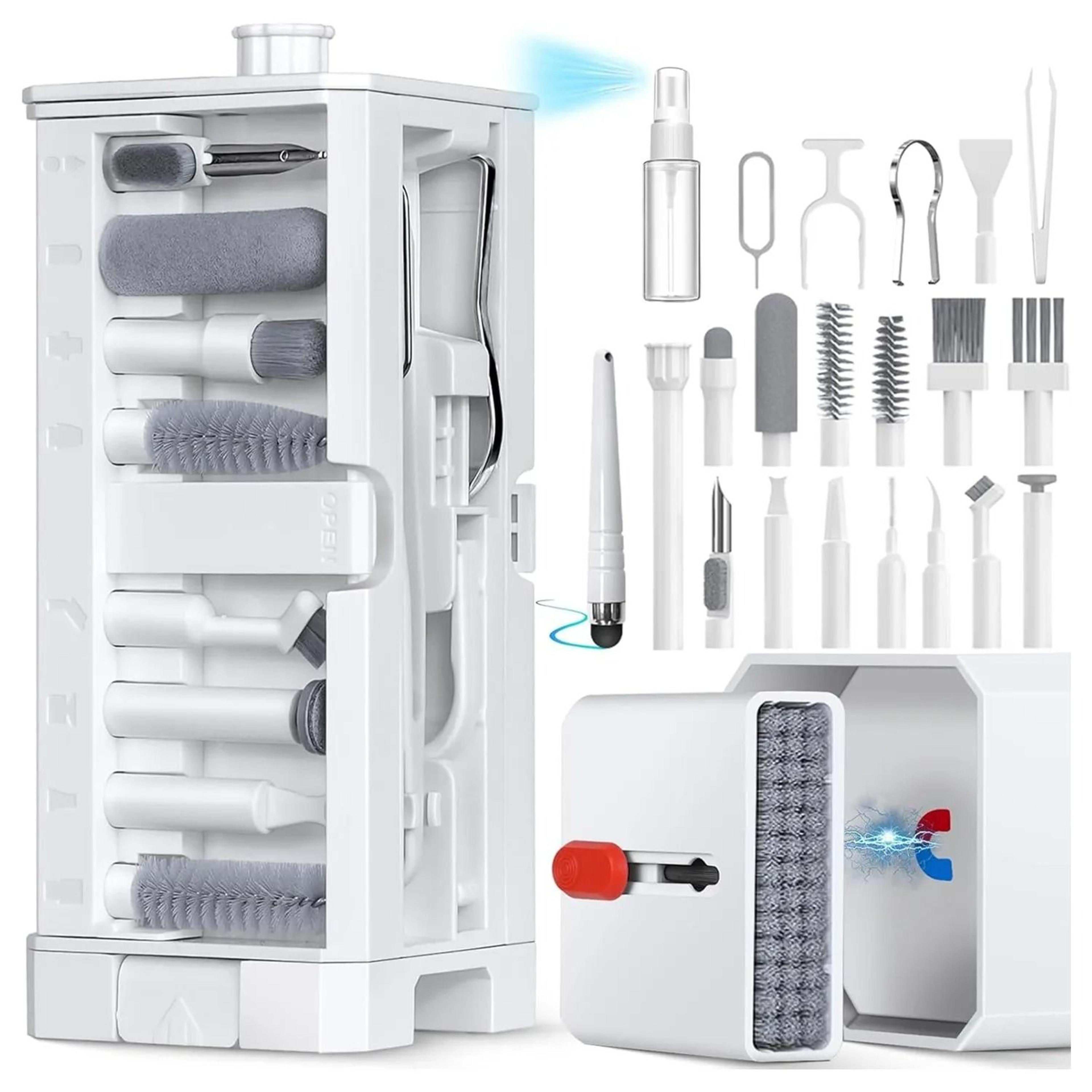 20 or 32 piece precision electronics cleaning kit
