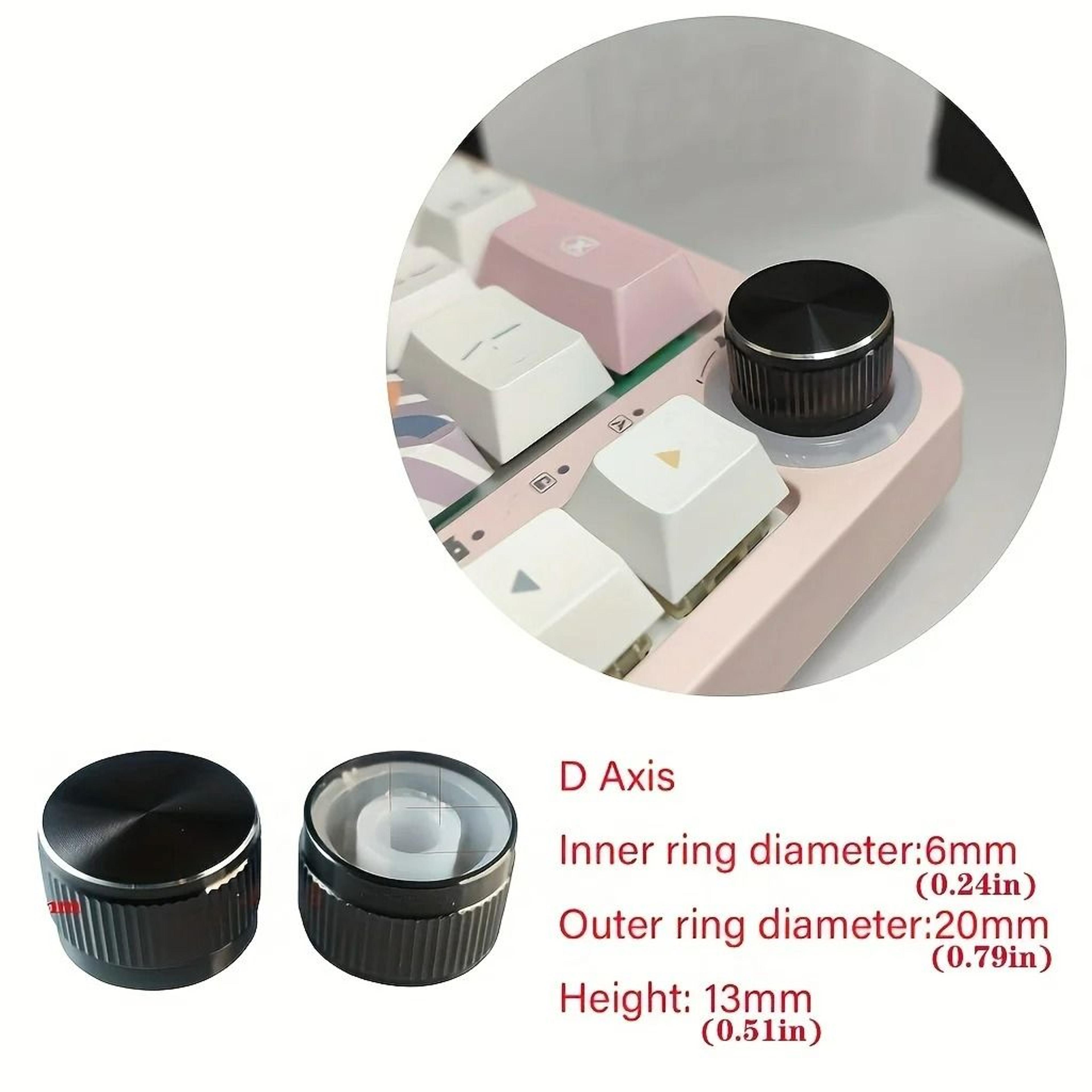 Precision Metal Keyboard Rotary Knob 8
