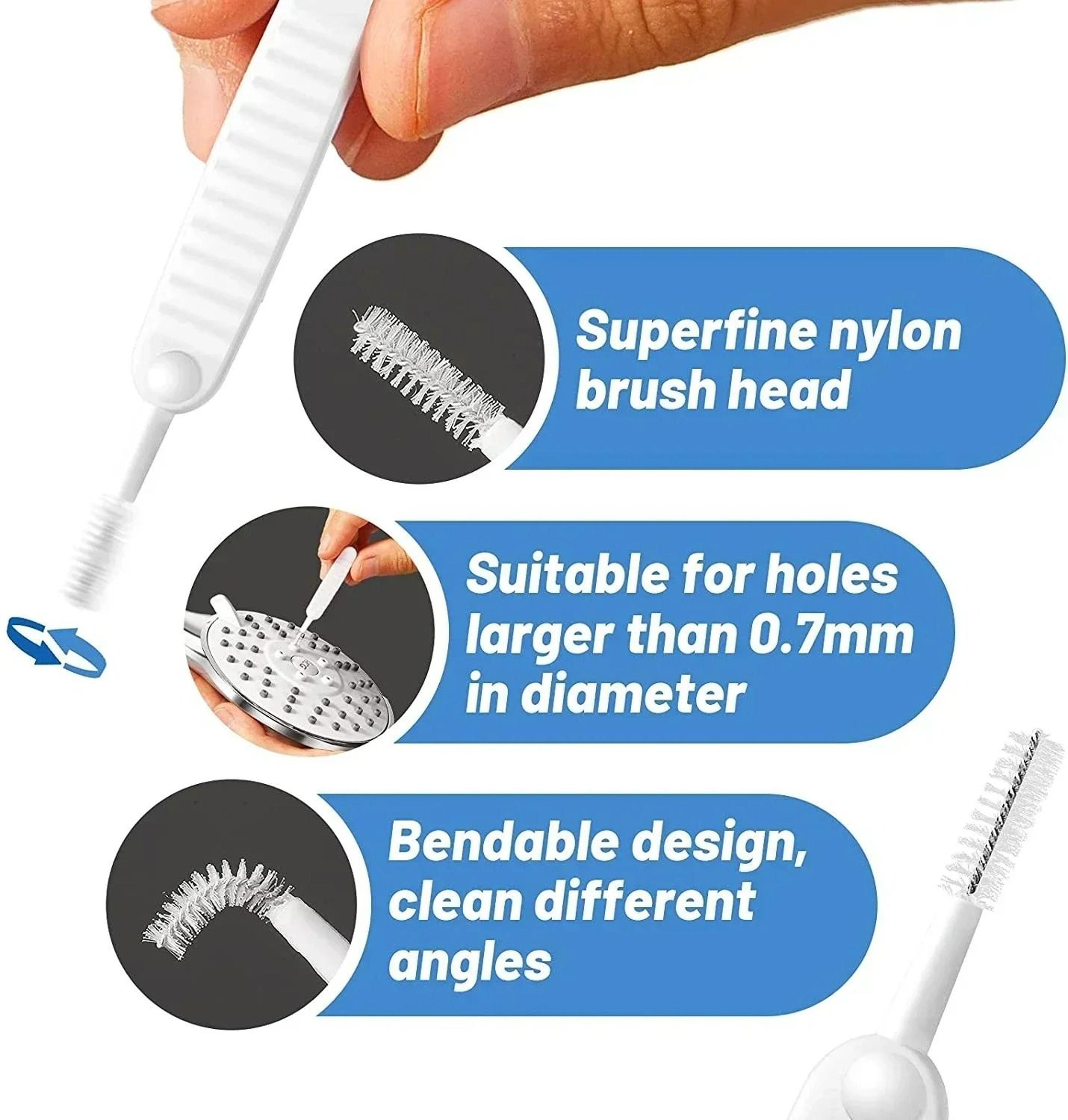 Phone Charging Port Dust Plug And Cleaning Brush Set 4