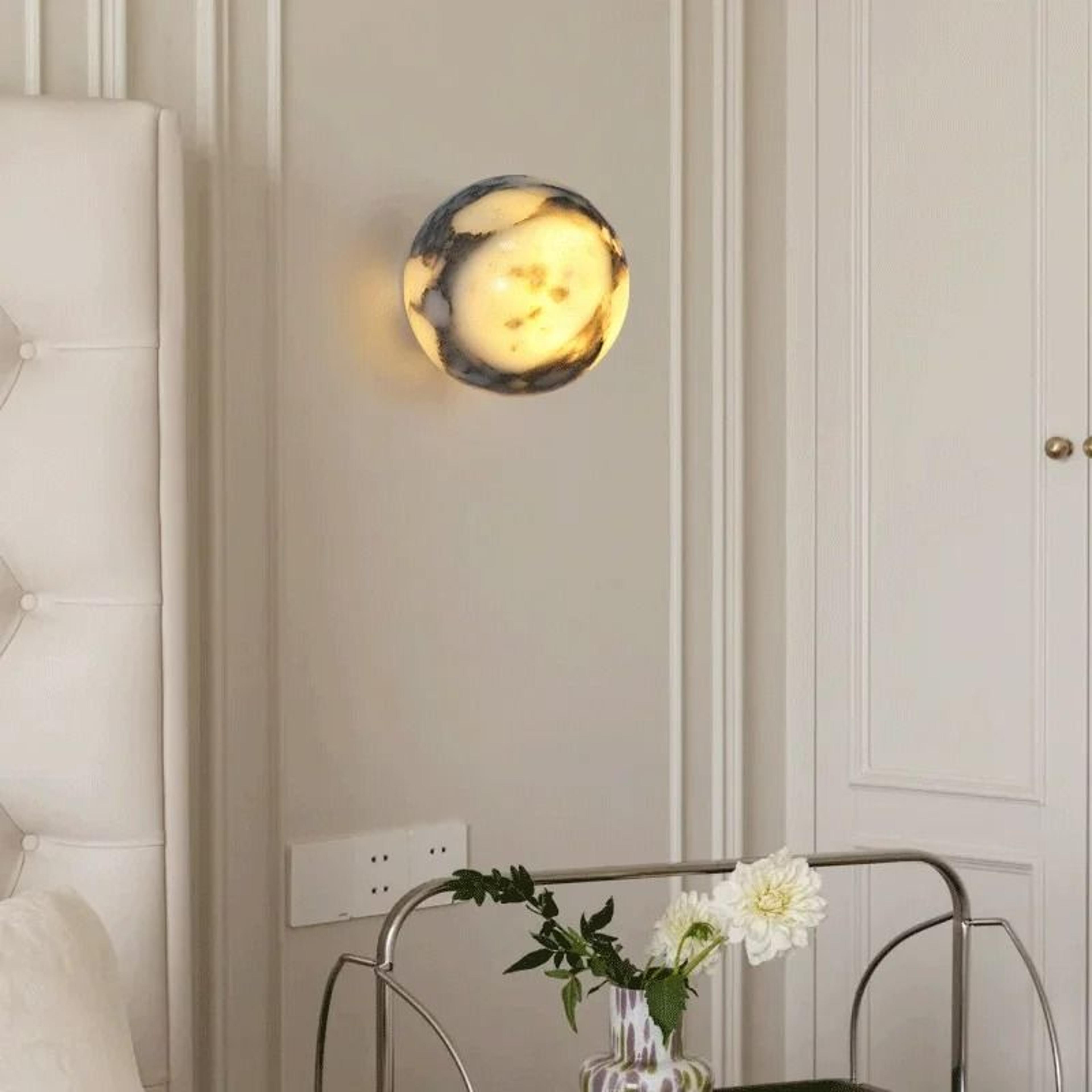 Marble Orb LED Wall Sconce 1