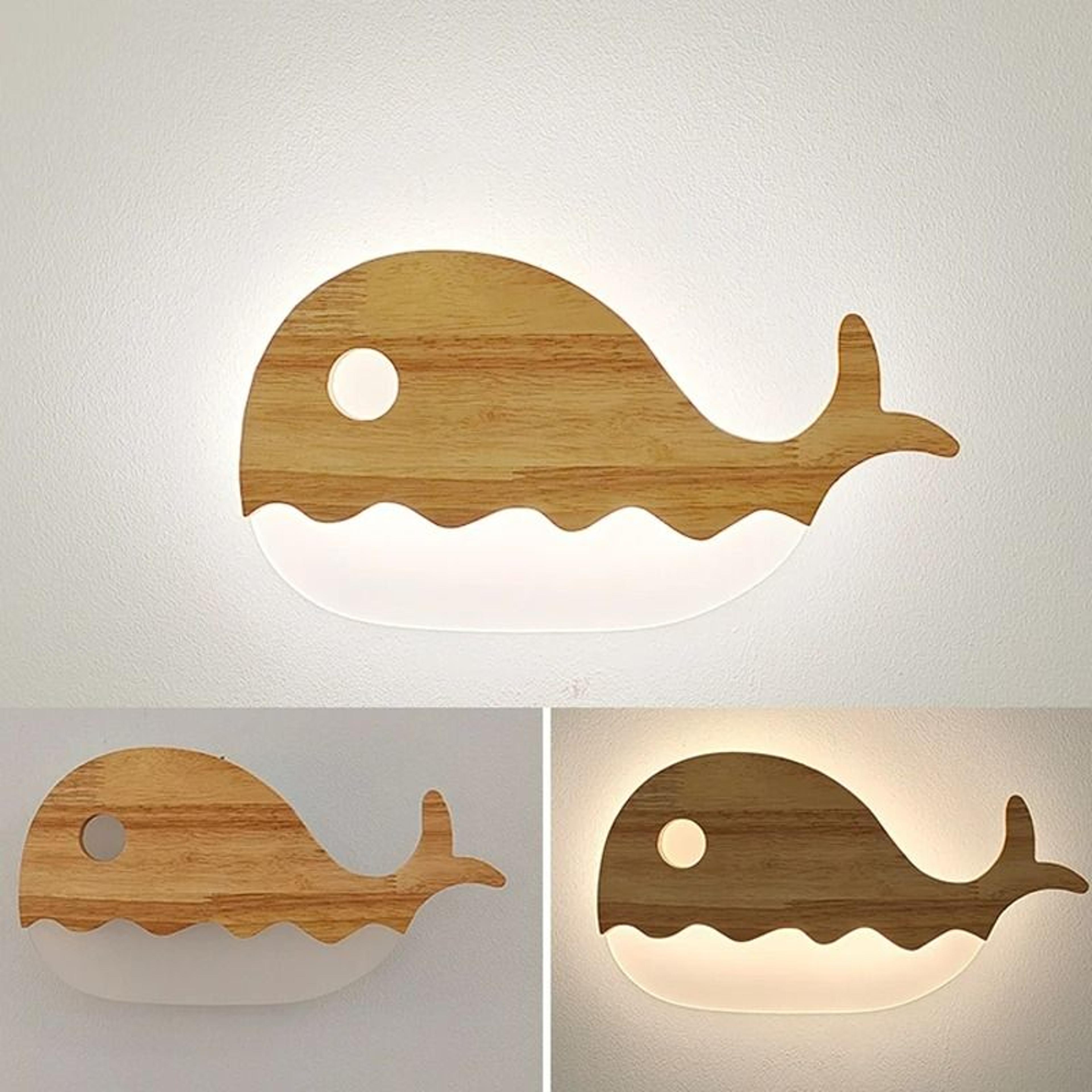 Wooden Storybook Kids Wall Lamp 2