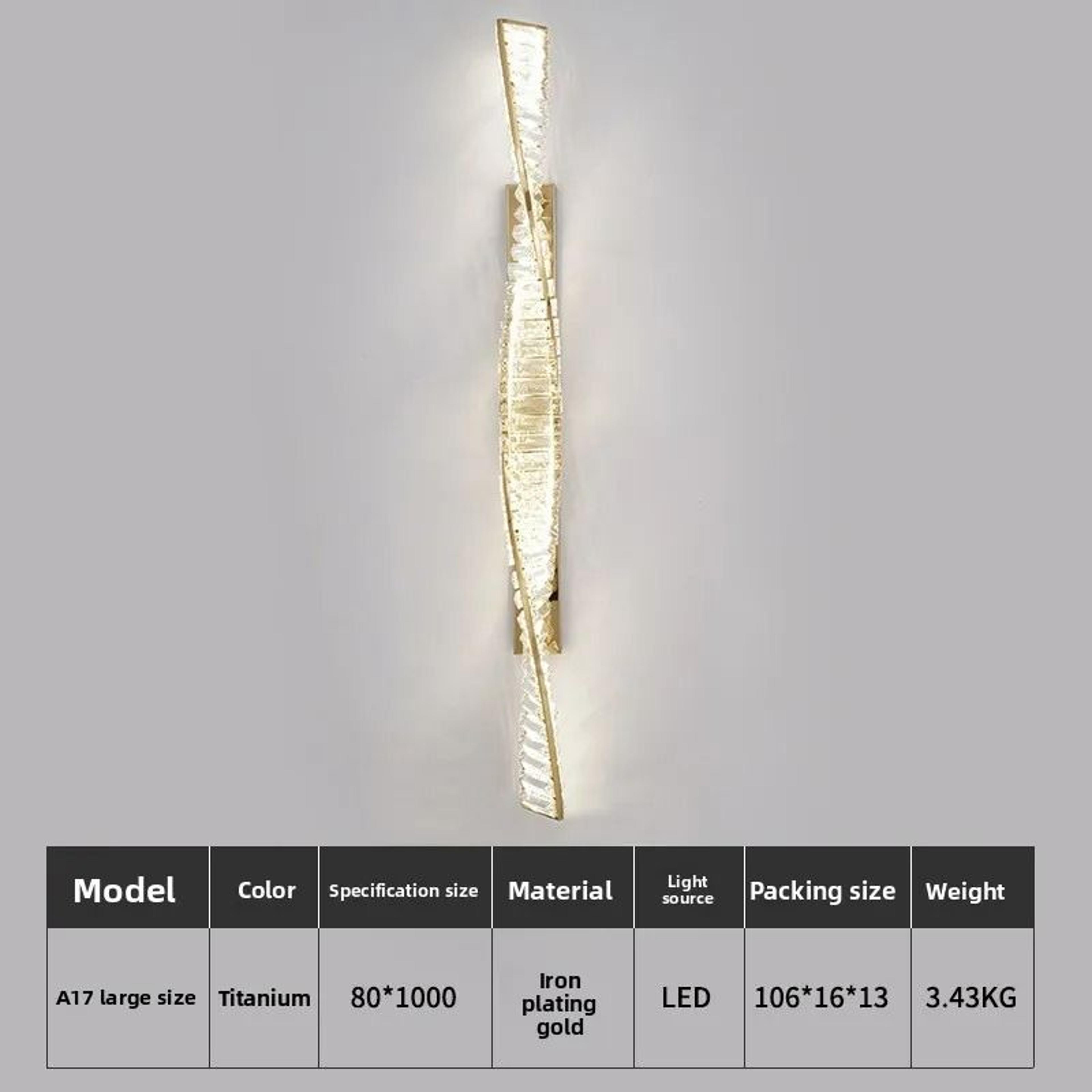 Crystelle Radiant LED Wall Lamp 5