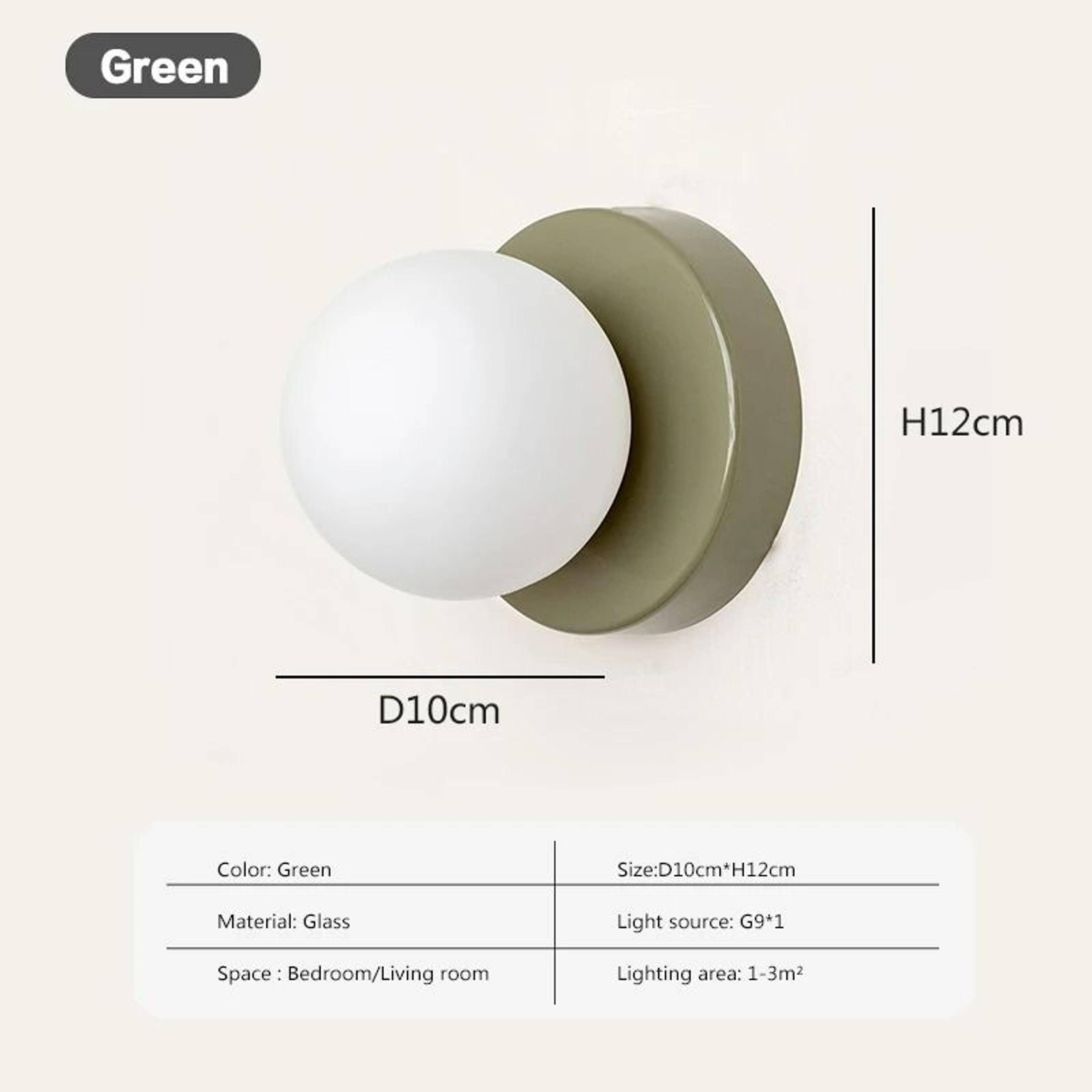 Nordlume G9 Glass Orb Sconce 7
