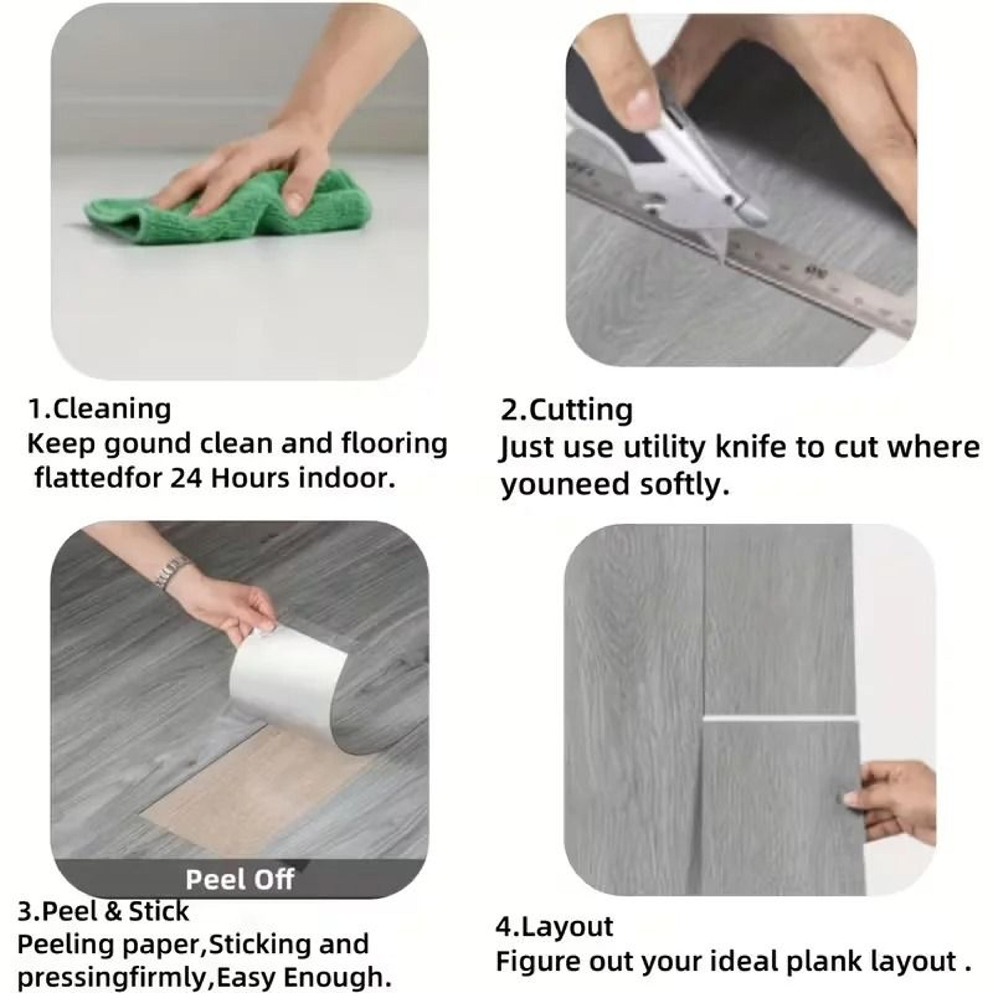 OakVista Peel And Stick Floor Planks 6