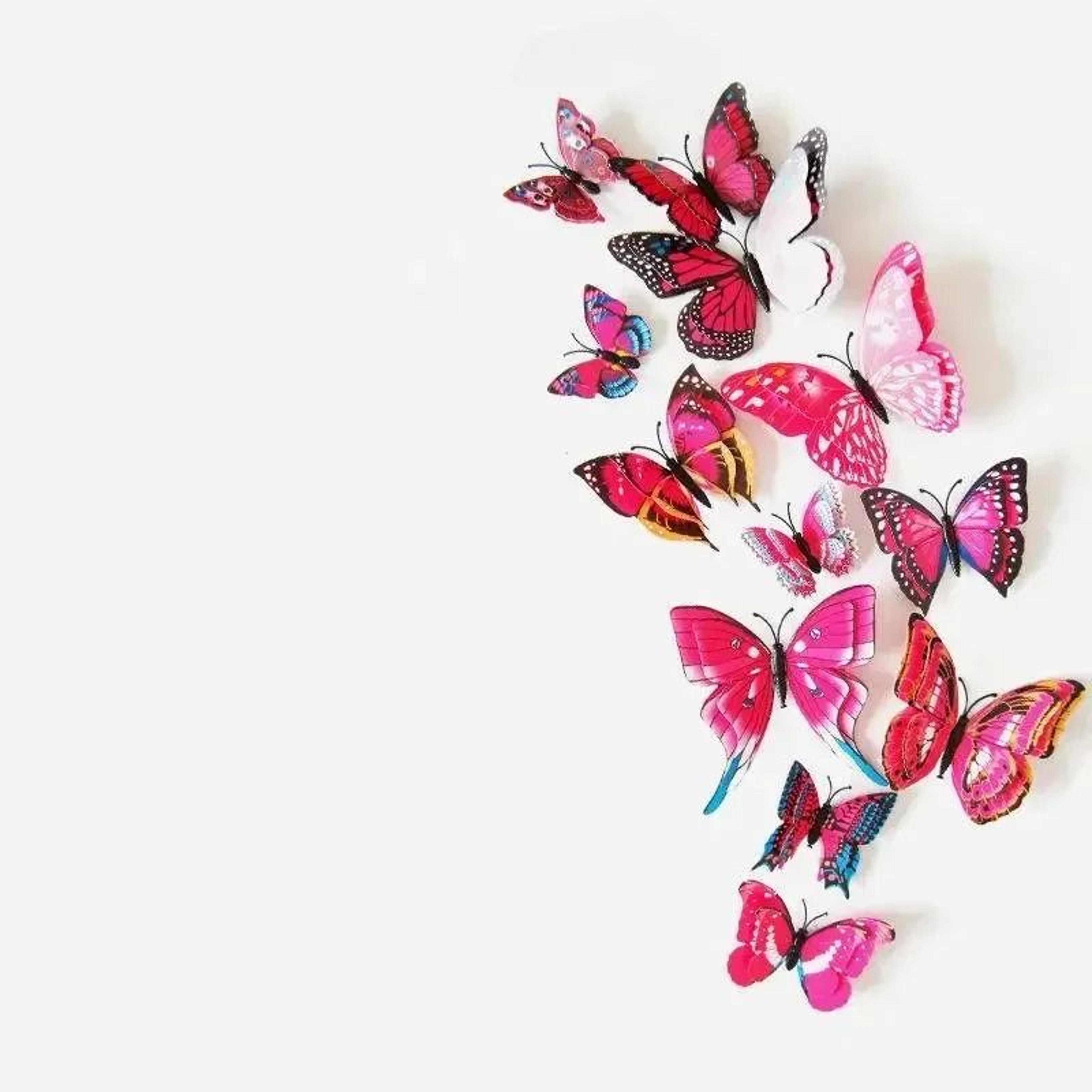 FlutterPop Colorful Butterfly Decal Set 14