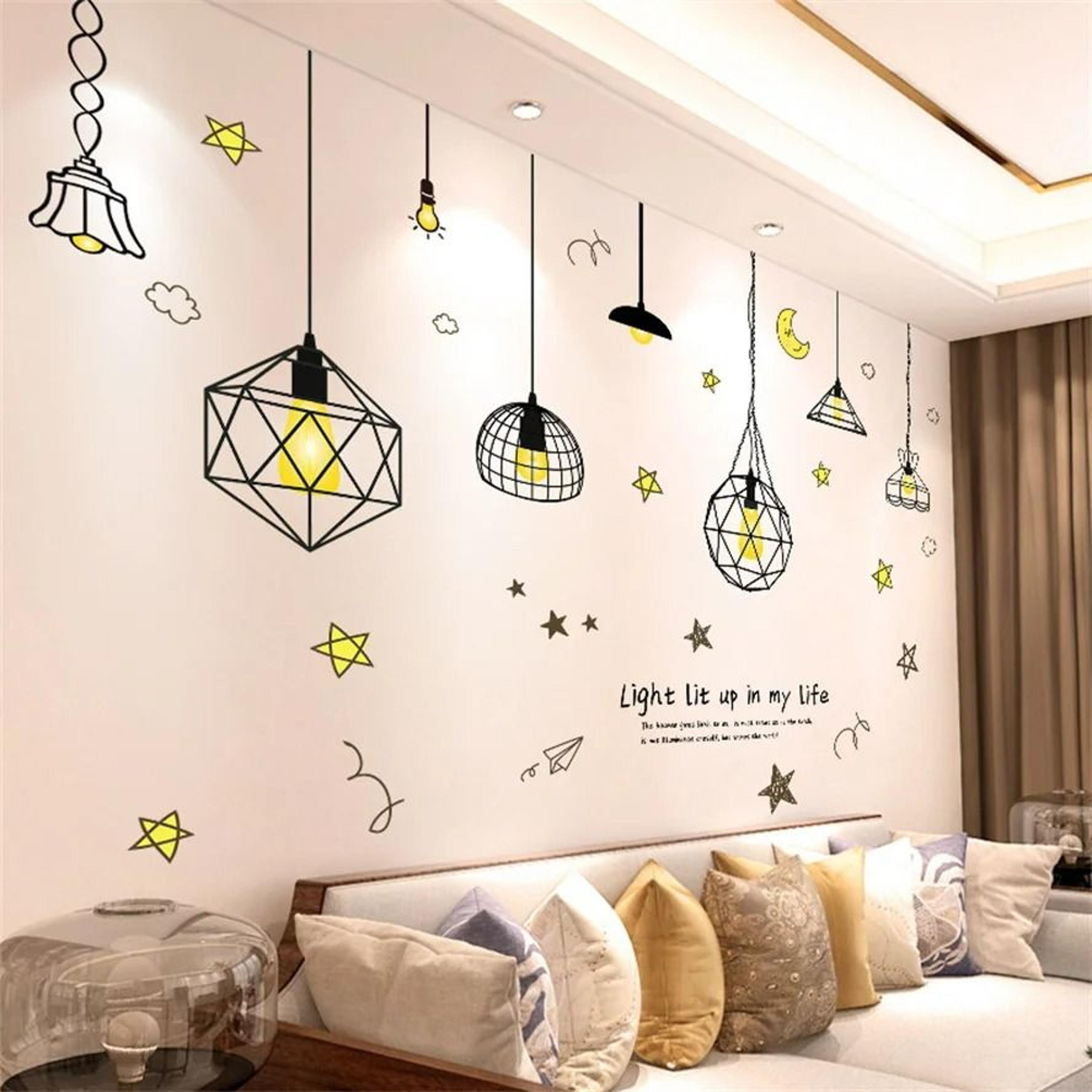 Lavender Meadow Butterfly Wall Decals 16
