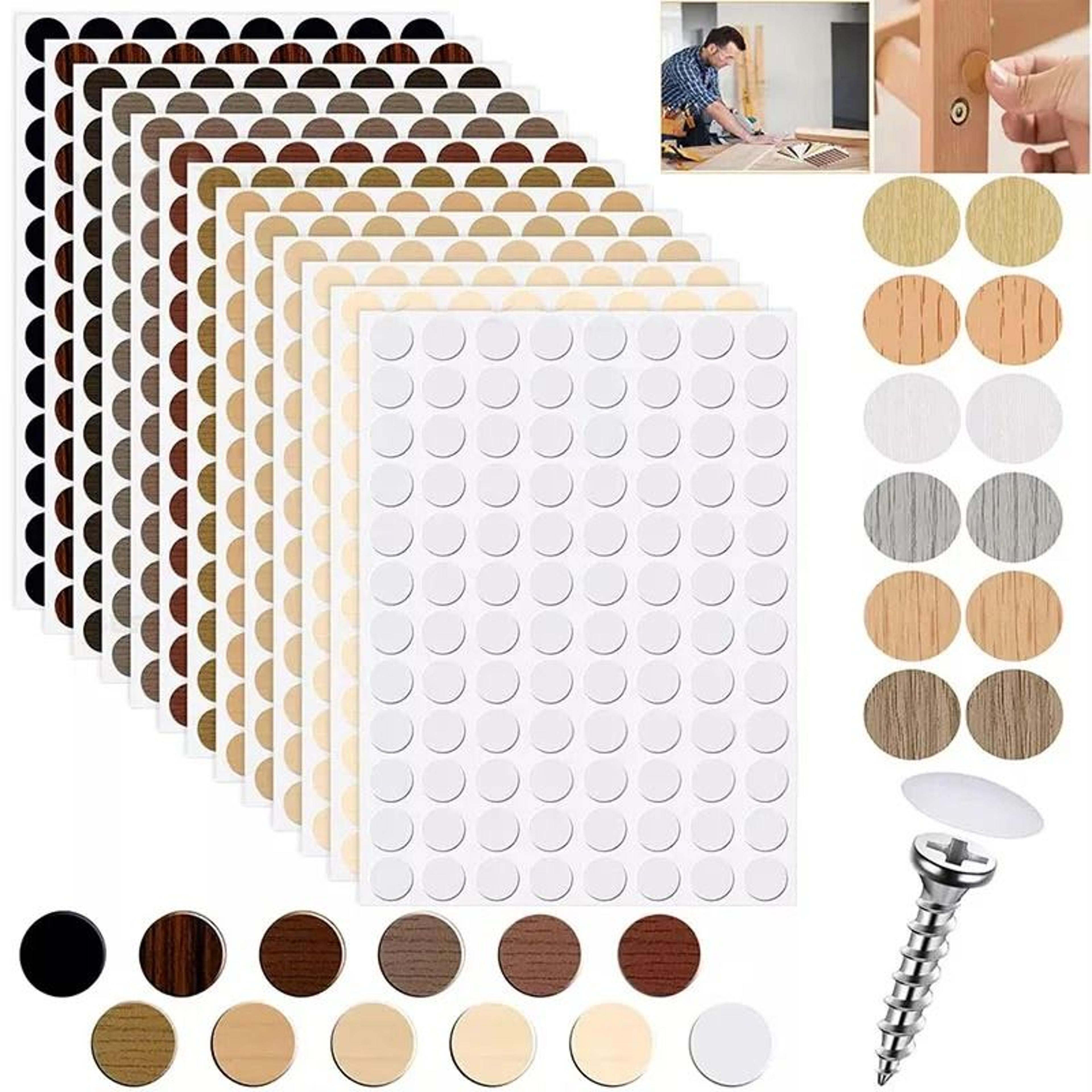 seamless furniture screw cover stickers