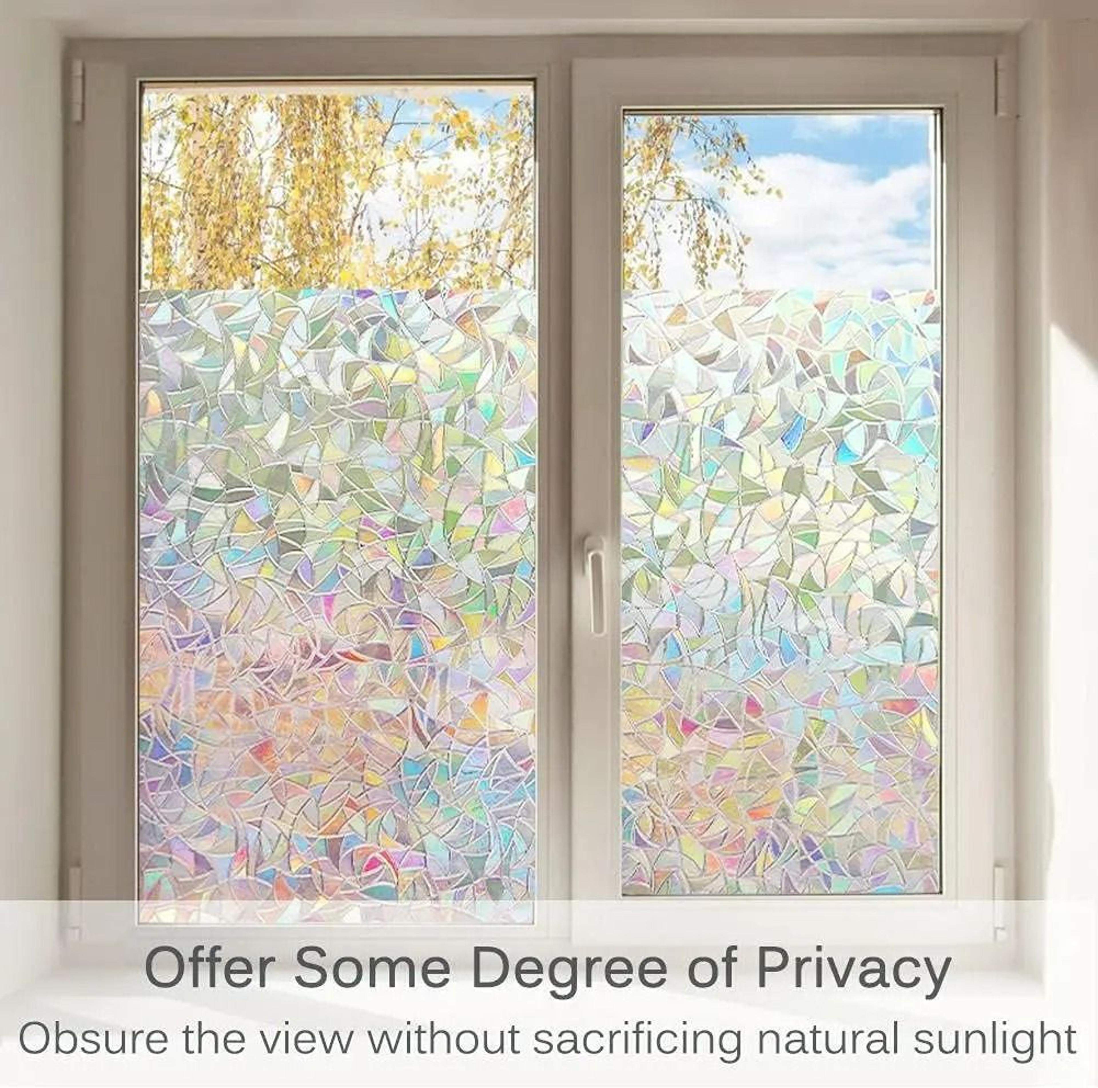 PrismGlow Stained Glass Privacy Film 4