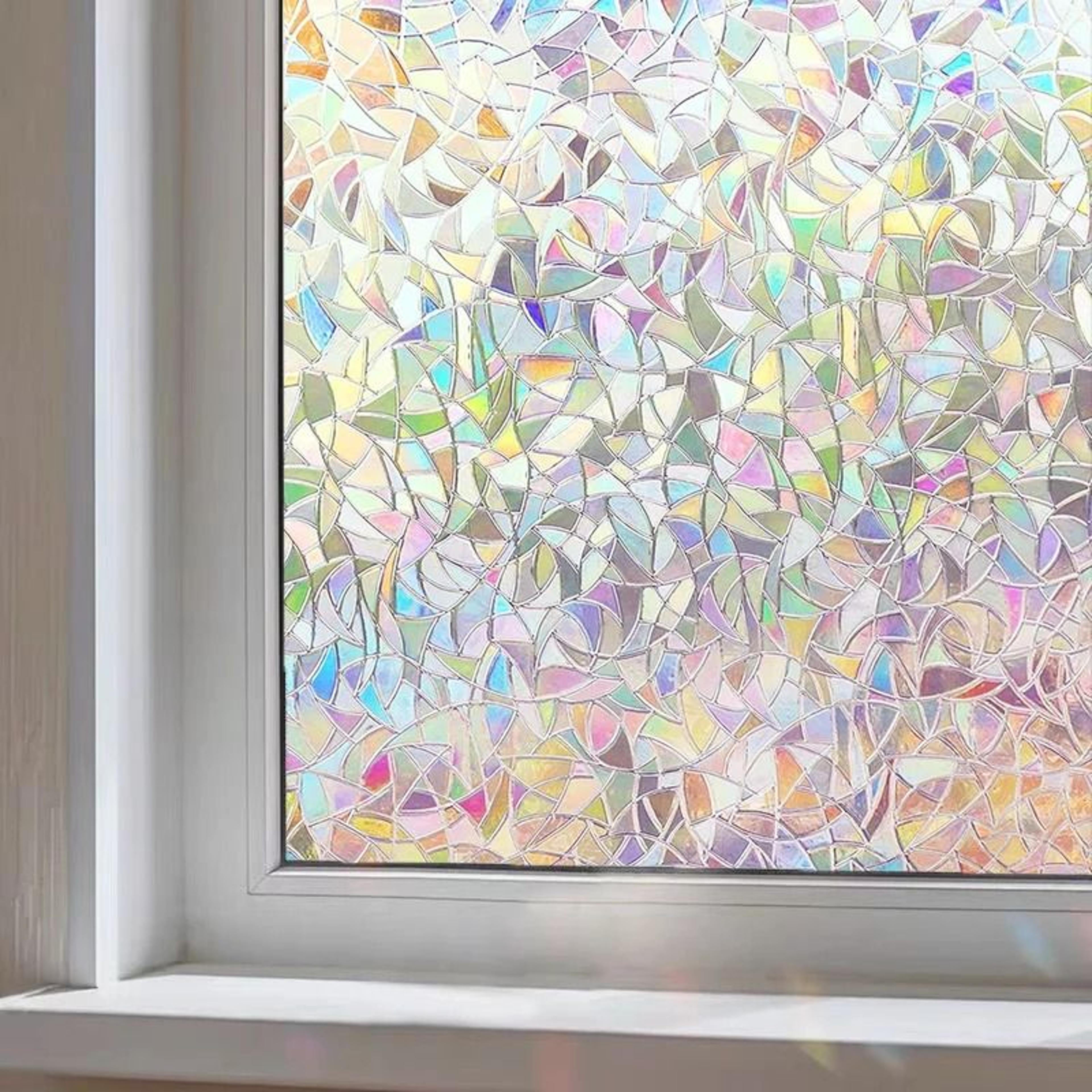 PrismGlow Stained Glass Privacy Film 7