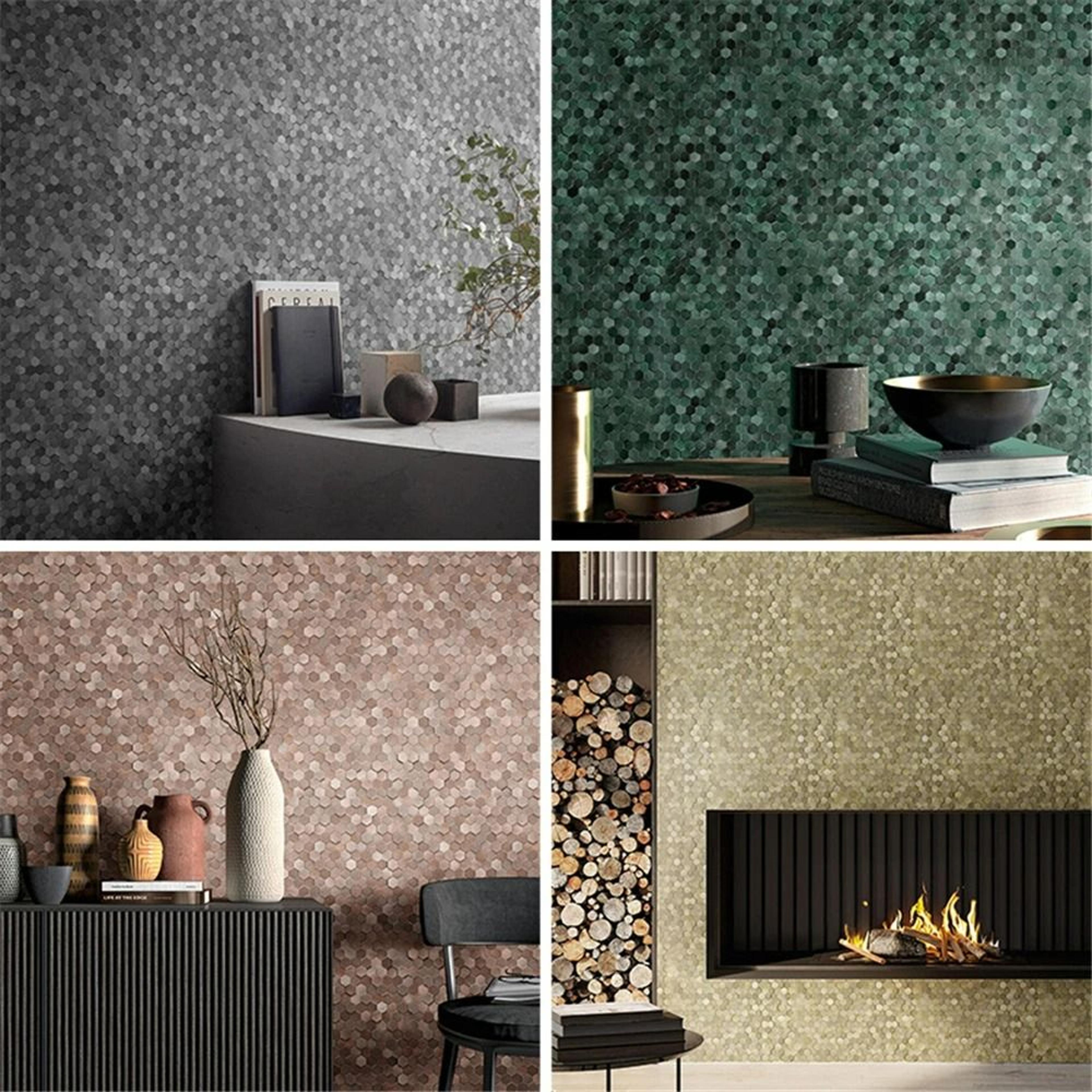 HexaLuxe Metallic Mosaic Tiles 3