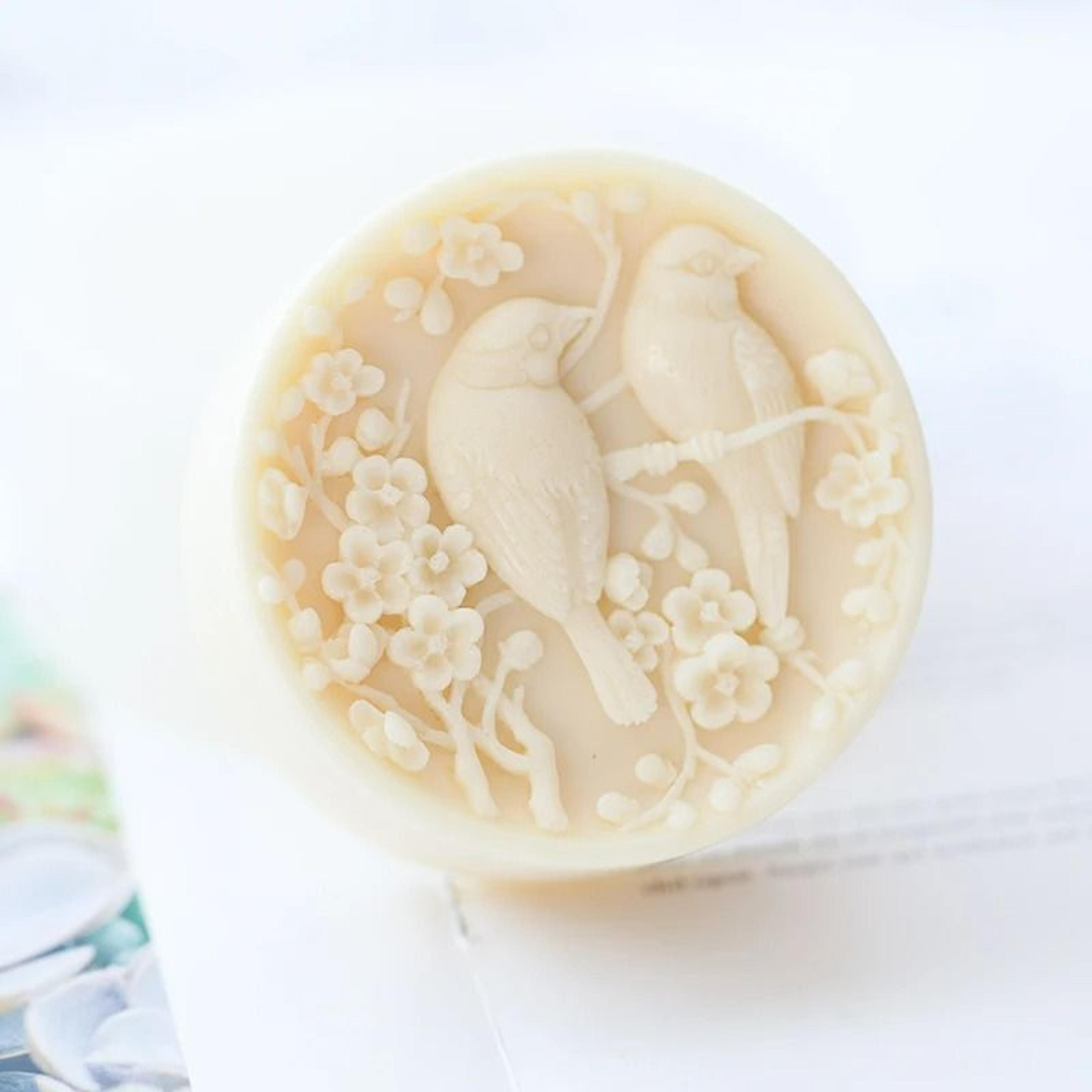 birdblossom round silicone mold
