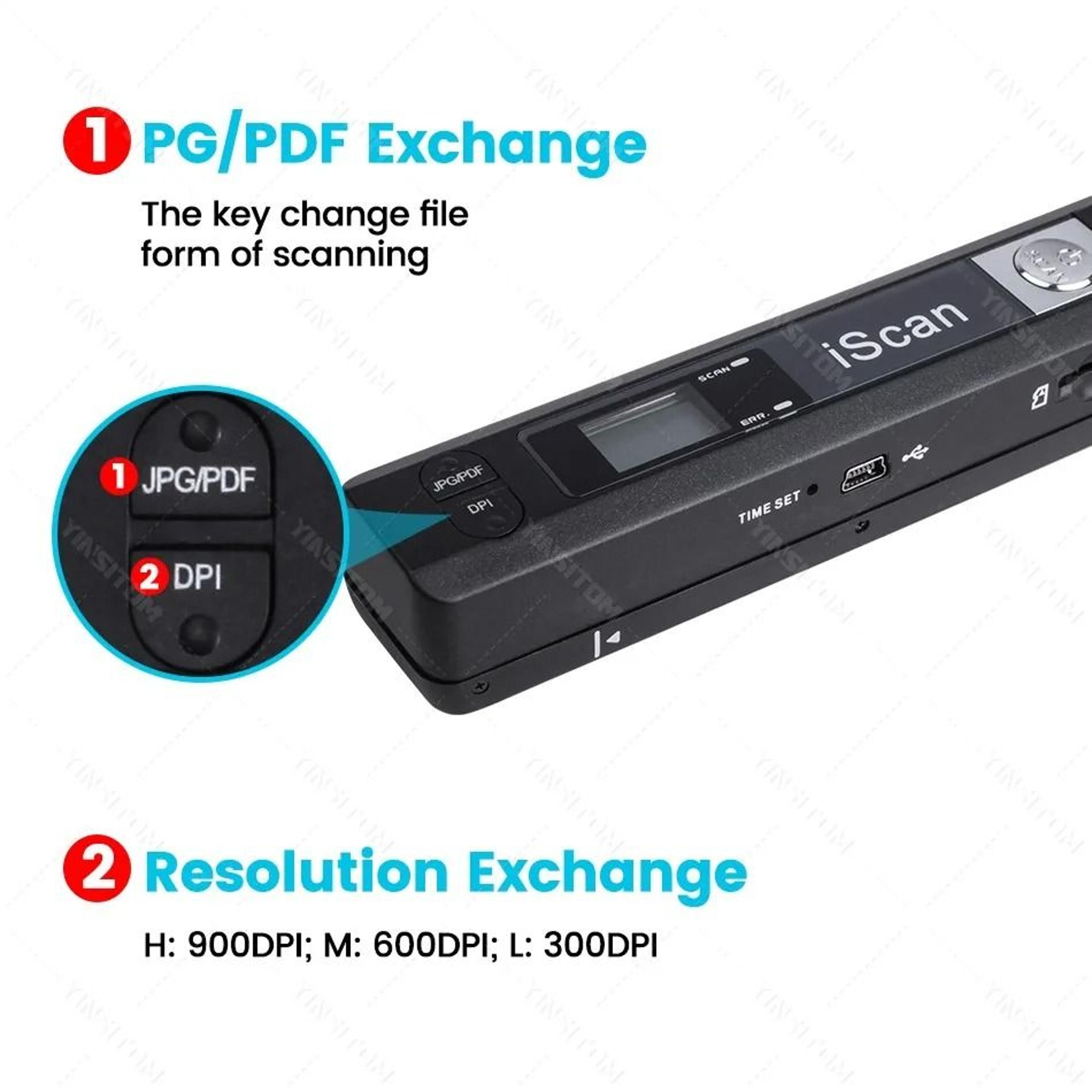 ScanPro IScan01 Portable Handheld Document Scanner 3