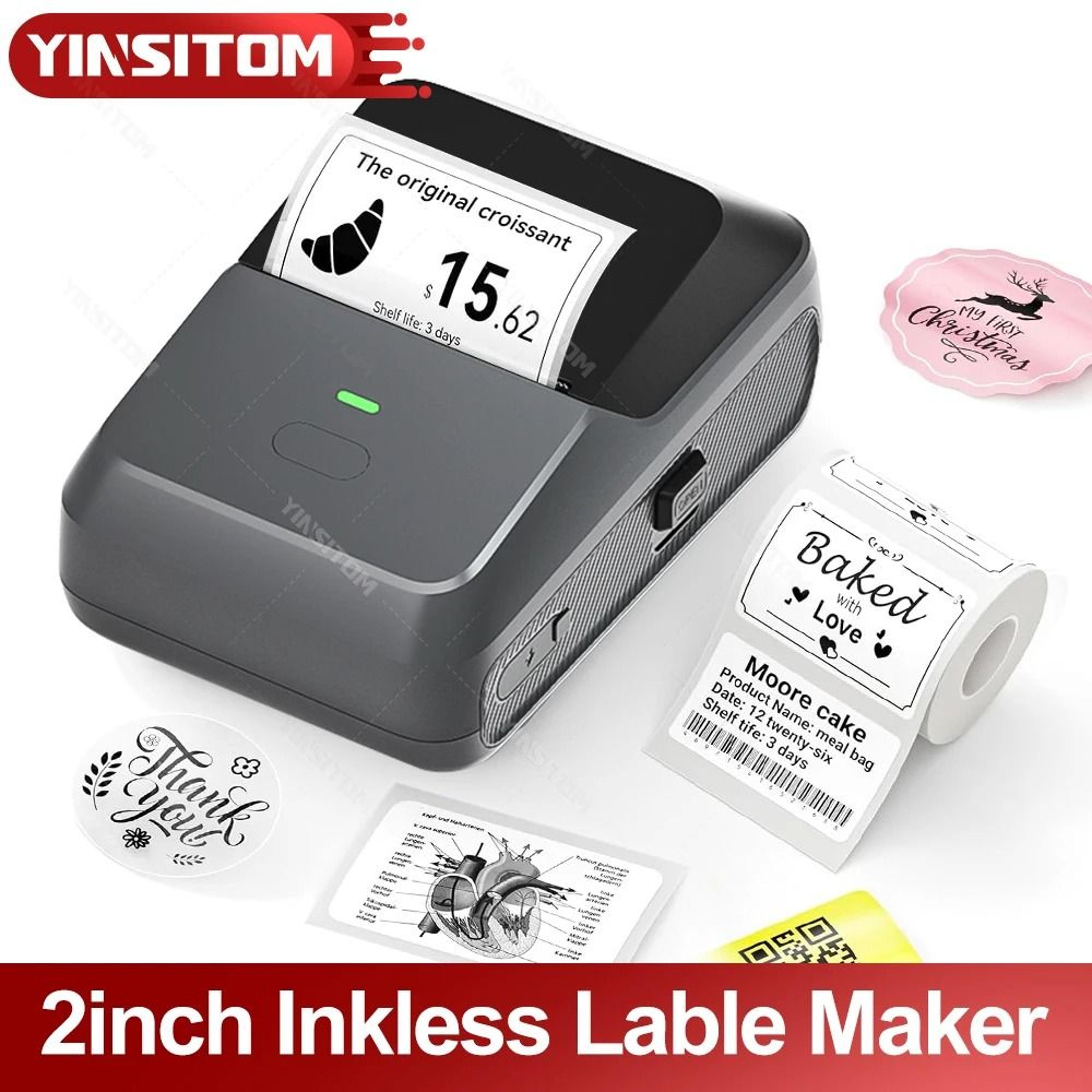 printease mini bluetooth thermal label printer