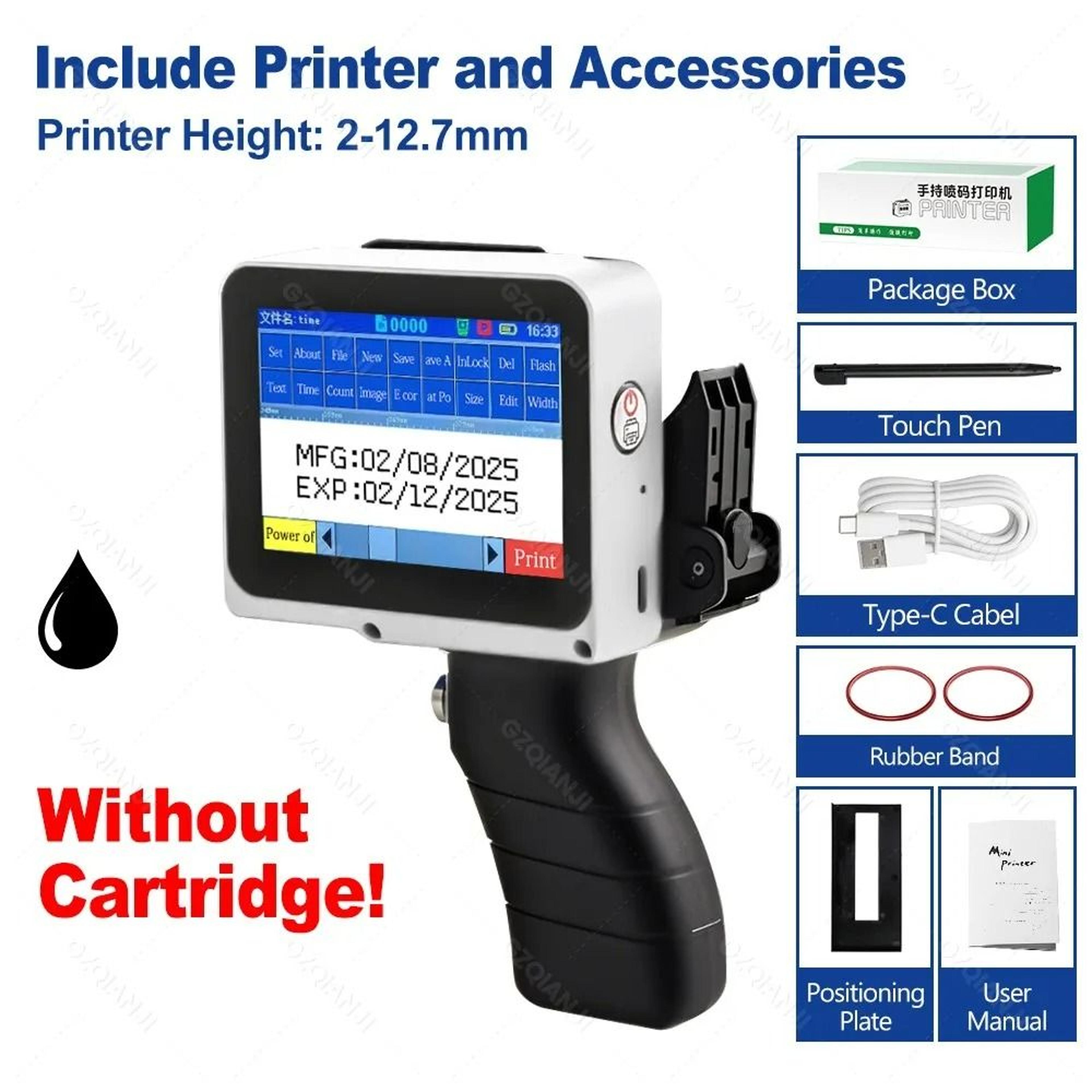 CodeMark Handheld Inkjet Coding Printer 11