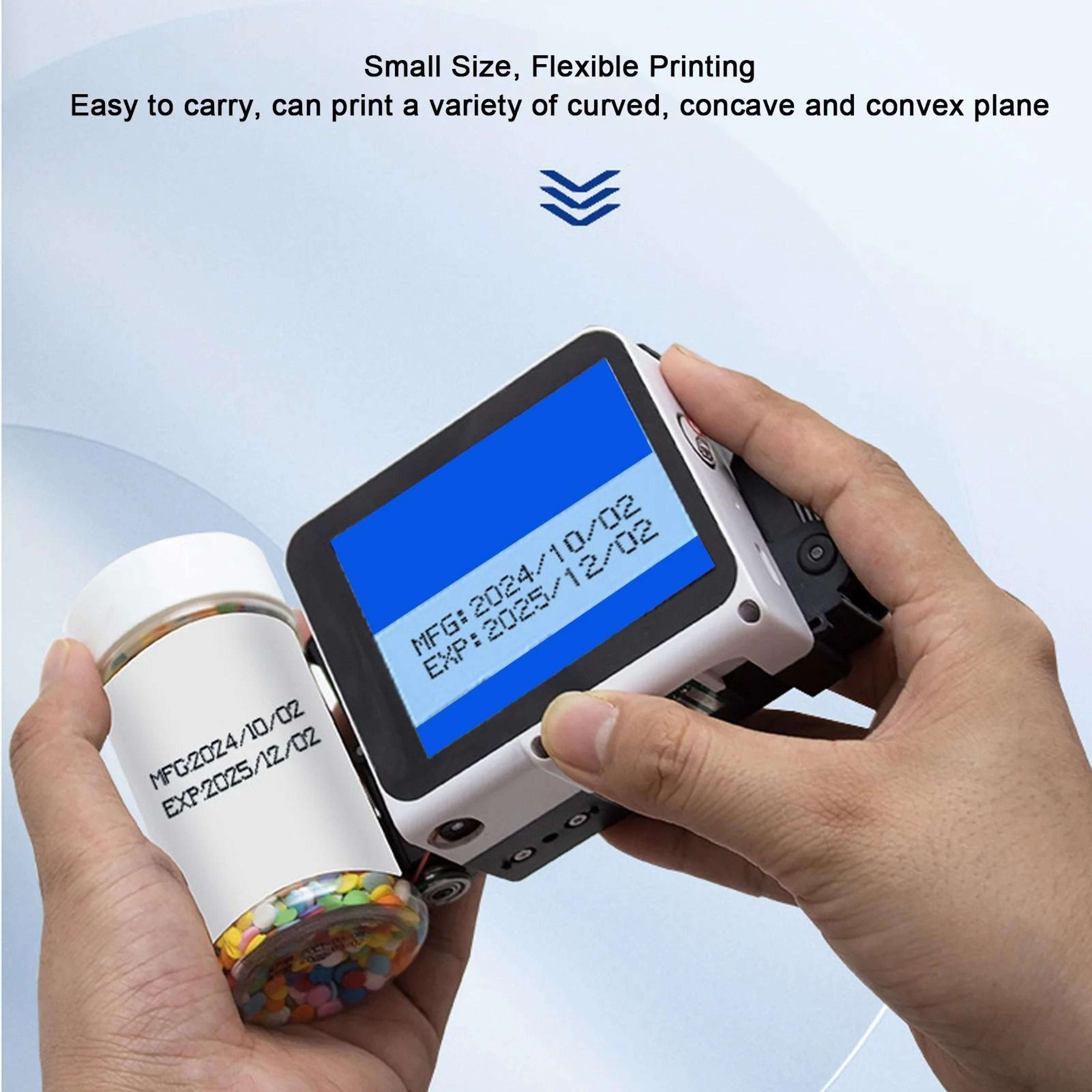 127mm Portable Handheld Inkjet Coding Printer 4