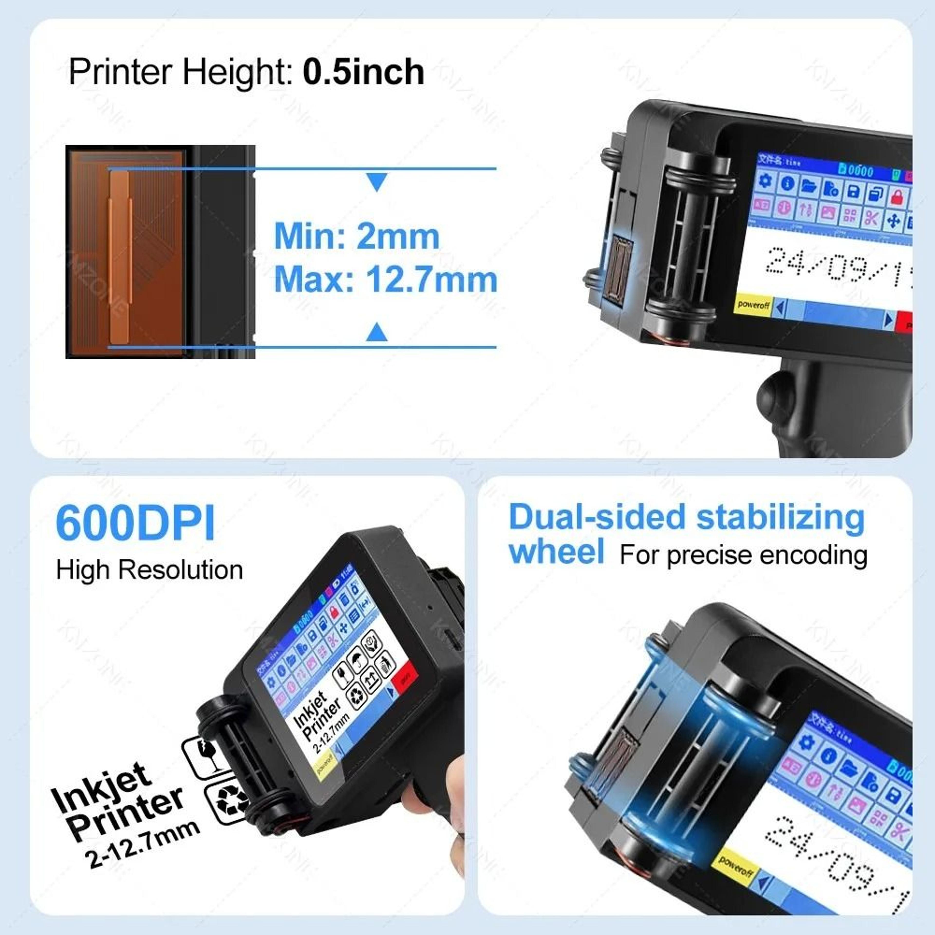 Mini Handheld Inkjet Coding Printer 2