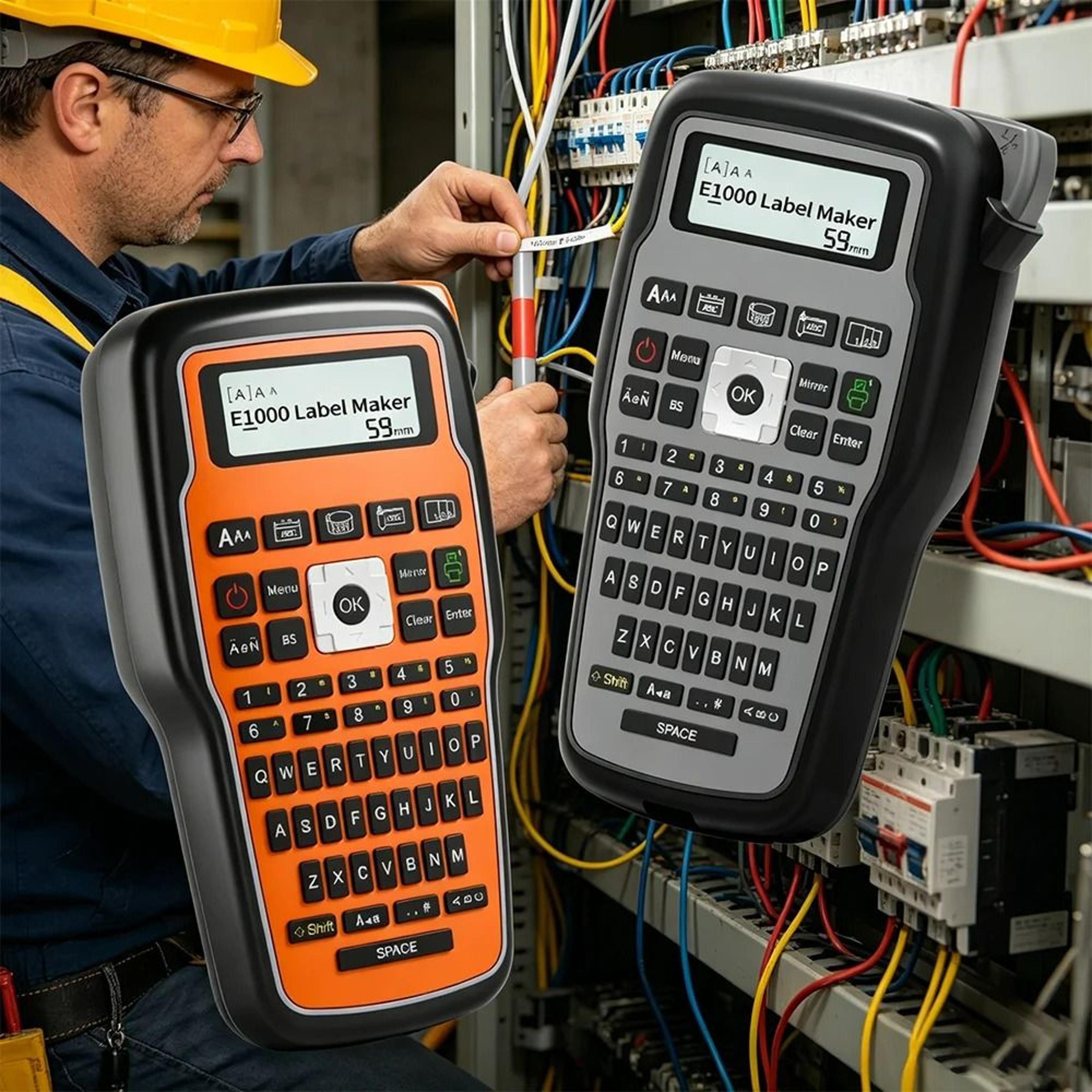 cablemark e1000pro handheld label printer